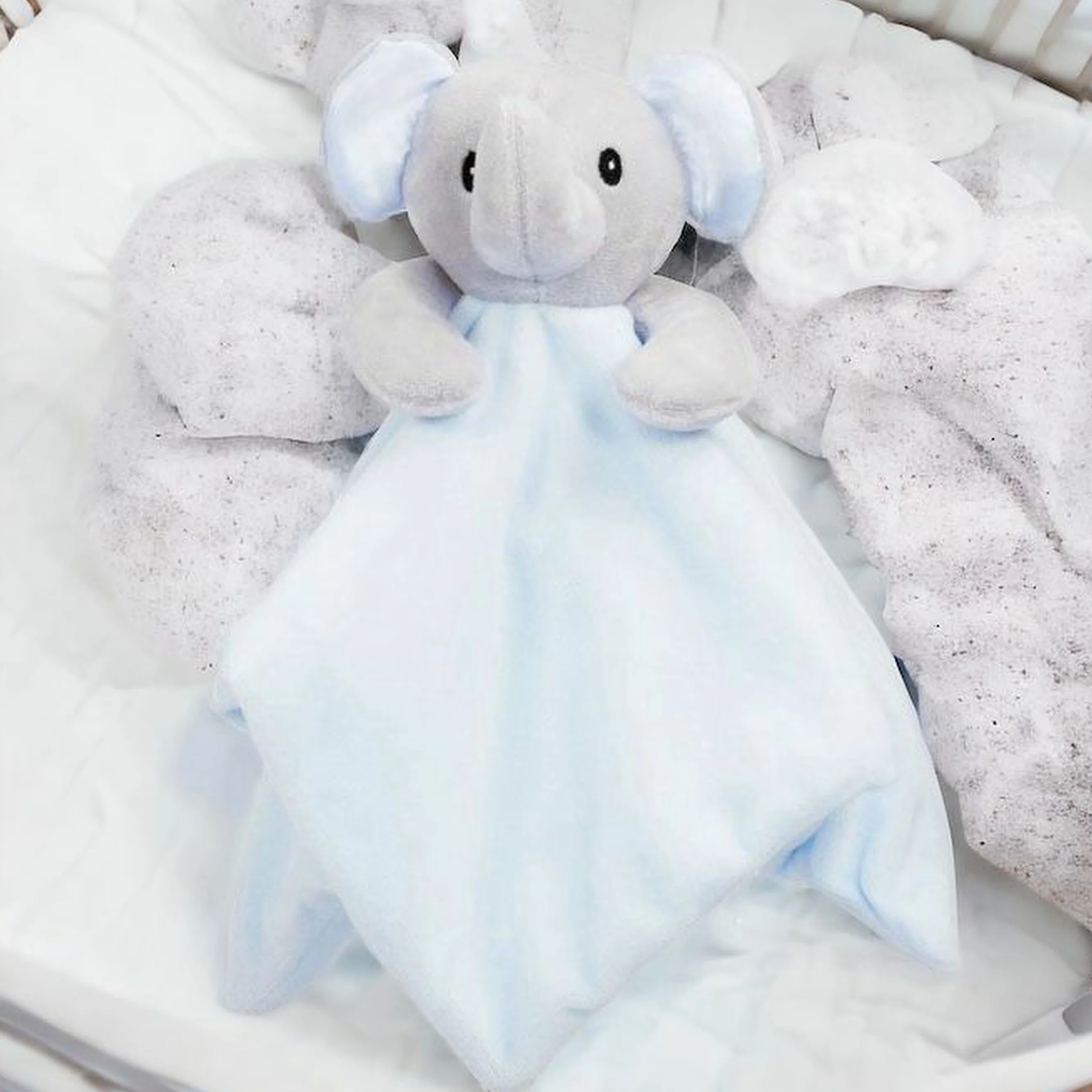 Blue Elephant Toy Comforter - Image 2