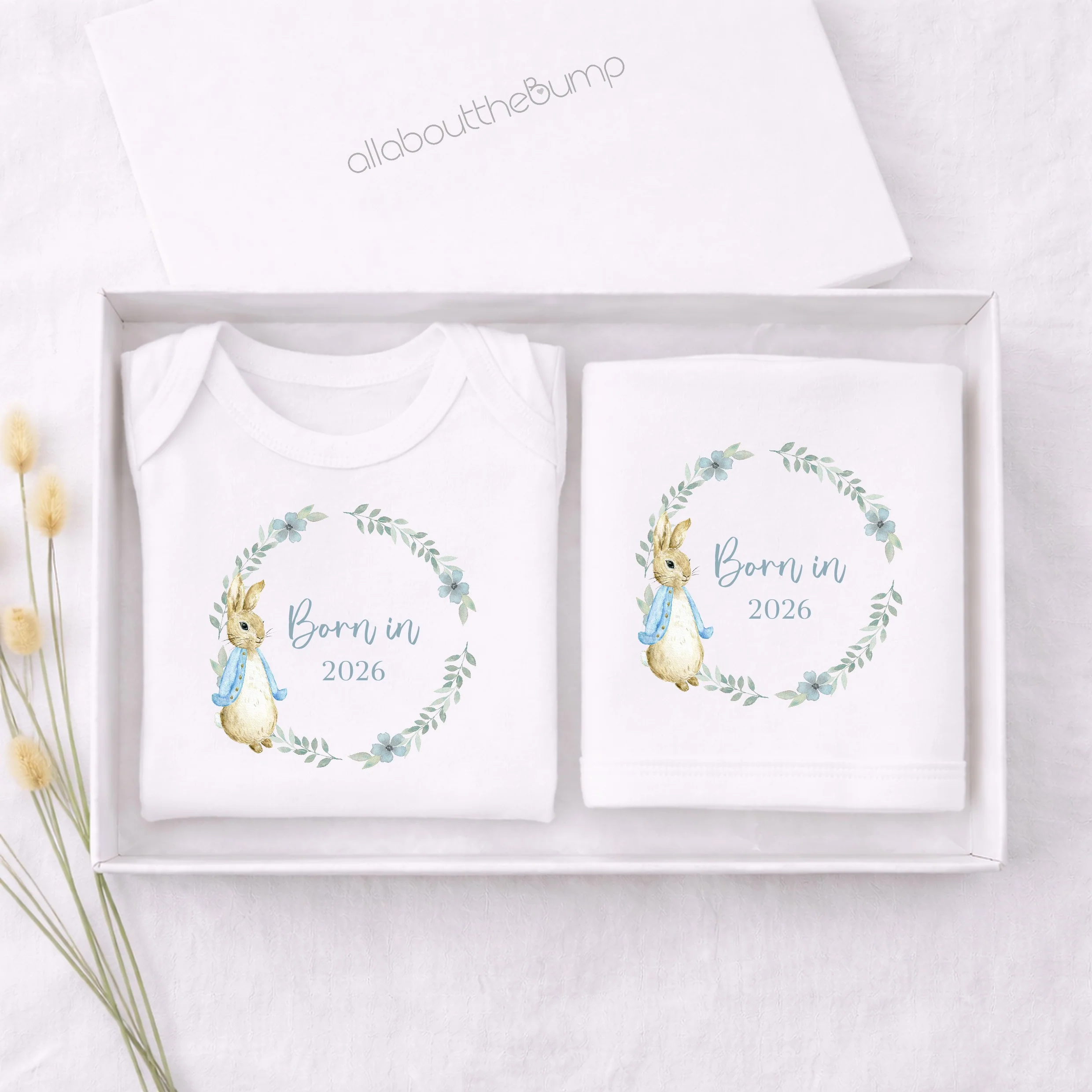 Blue Rabbit Born in 2026 Hamper Gift Set