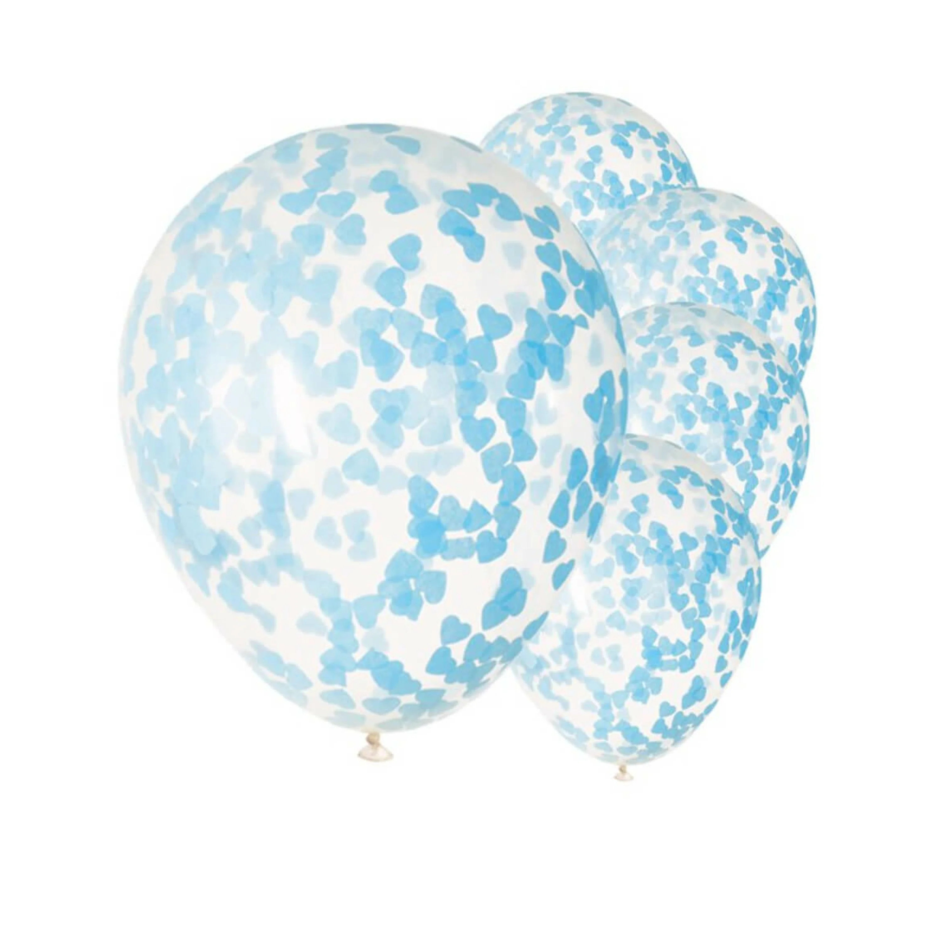 Blue Hearts Baby Shower Balloons