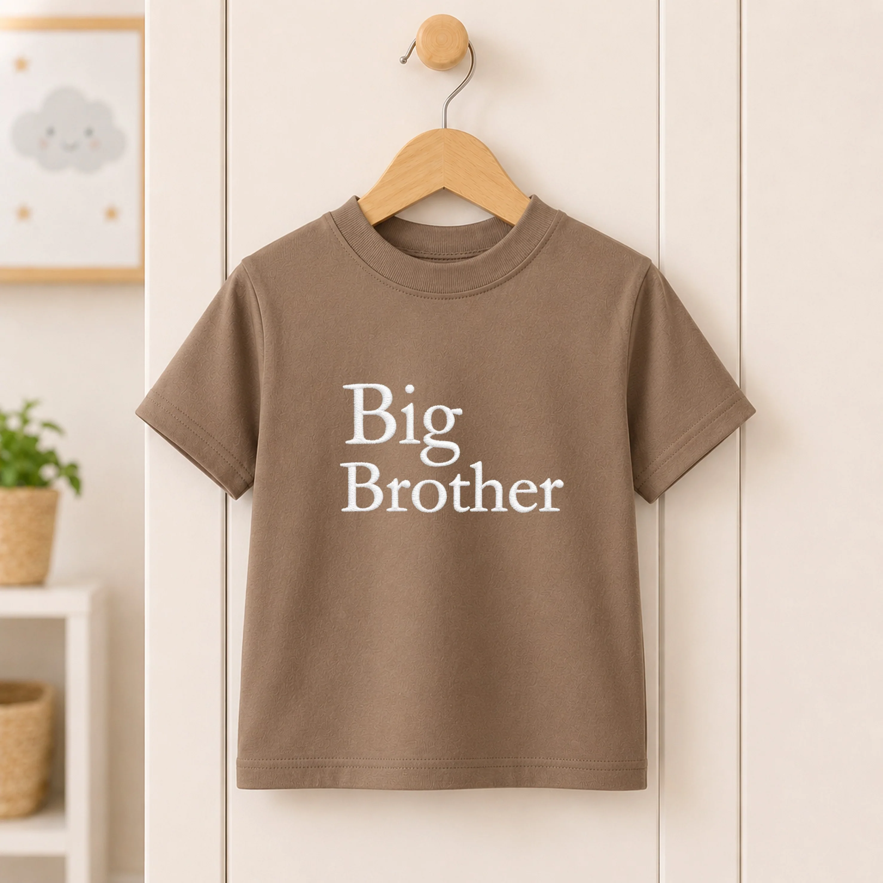 Embroidered Big Brother T-Shirt - Image 3