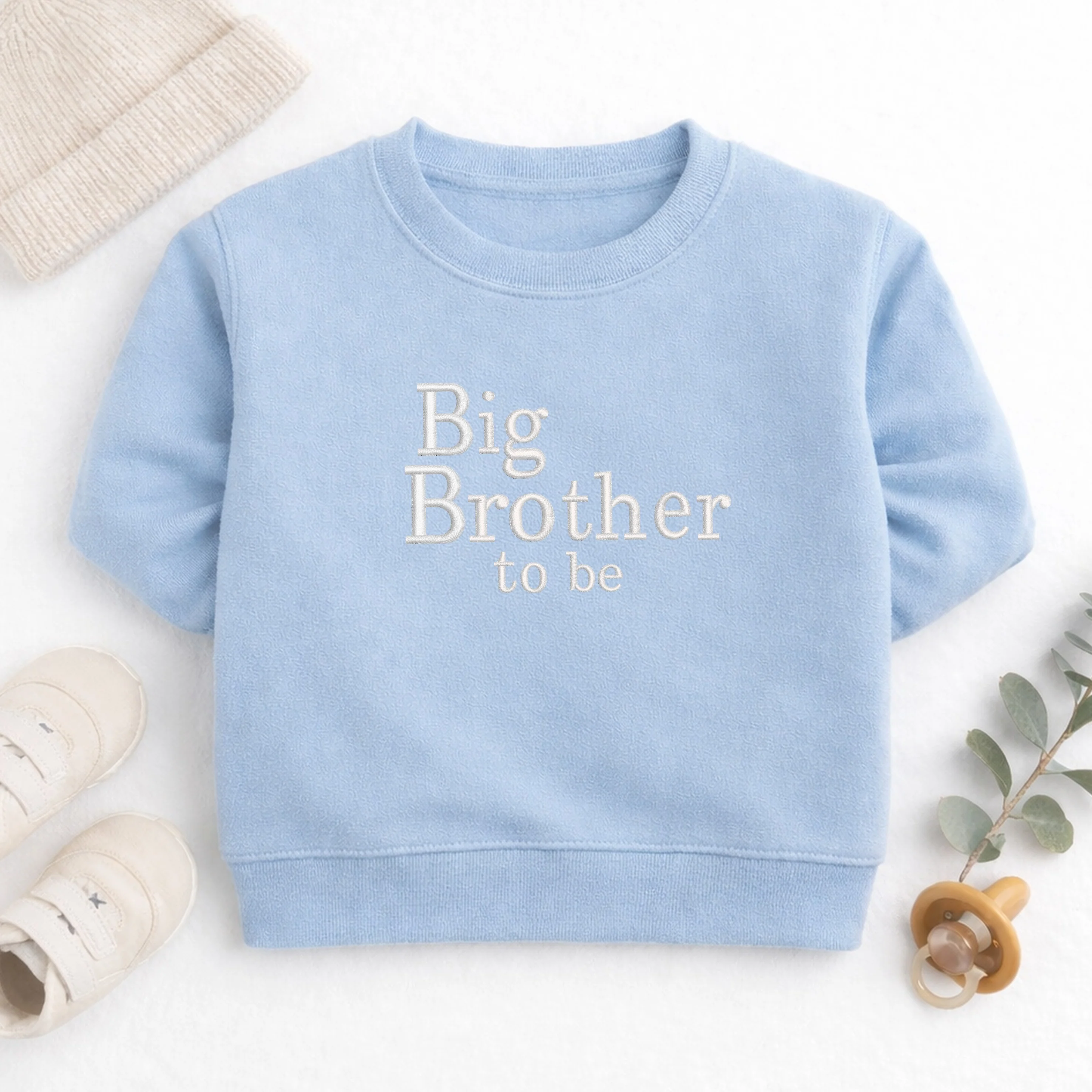 Embroidered Big Brother To Be Sweatshirt - Image 6