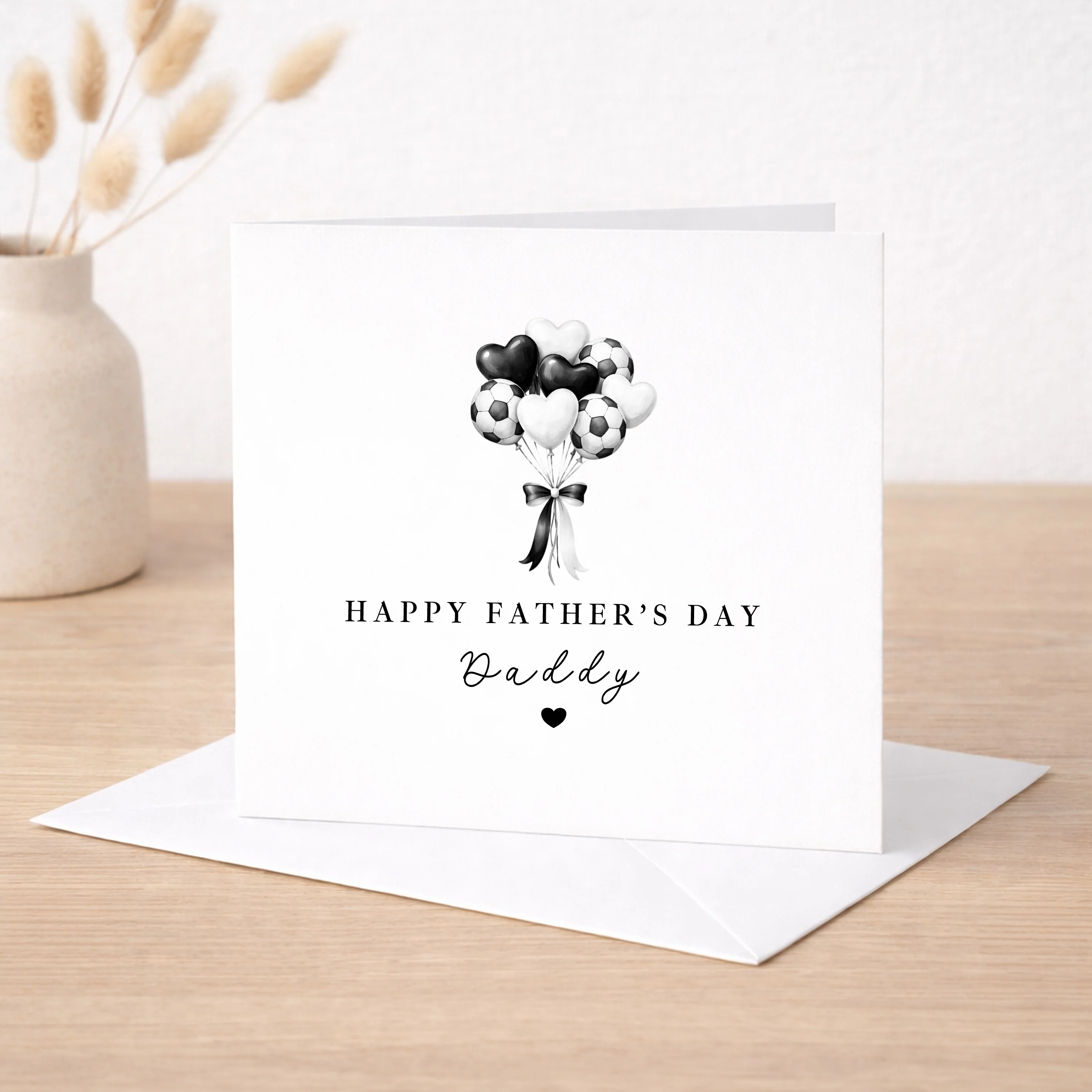 Football Balloons Happy Father's Day Card - Image 6