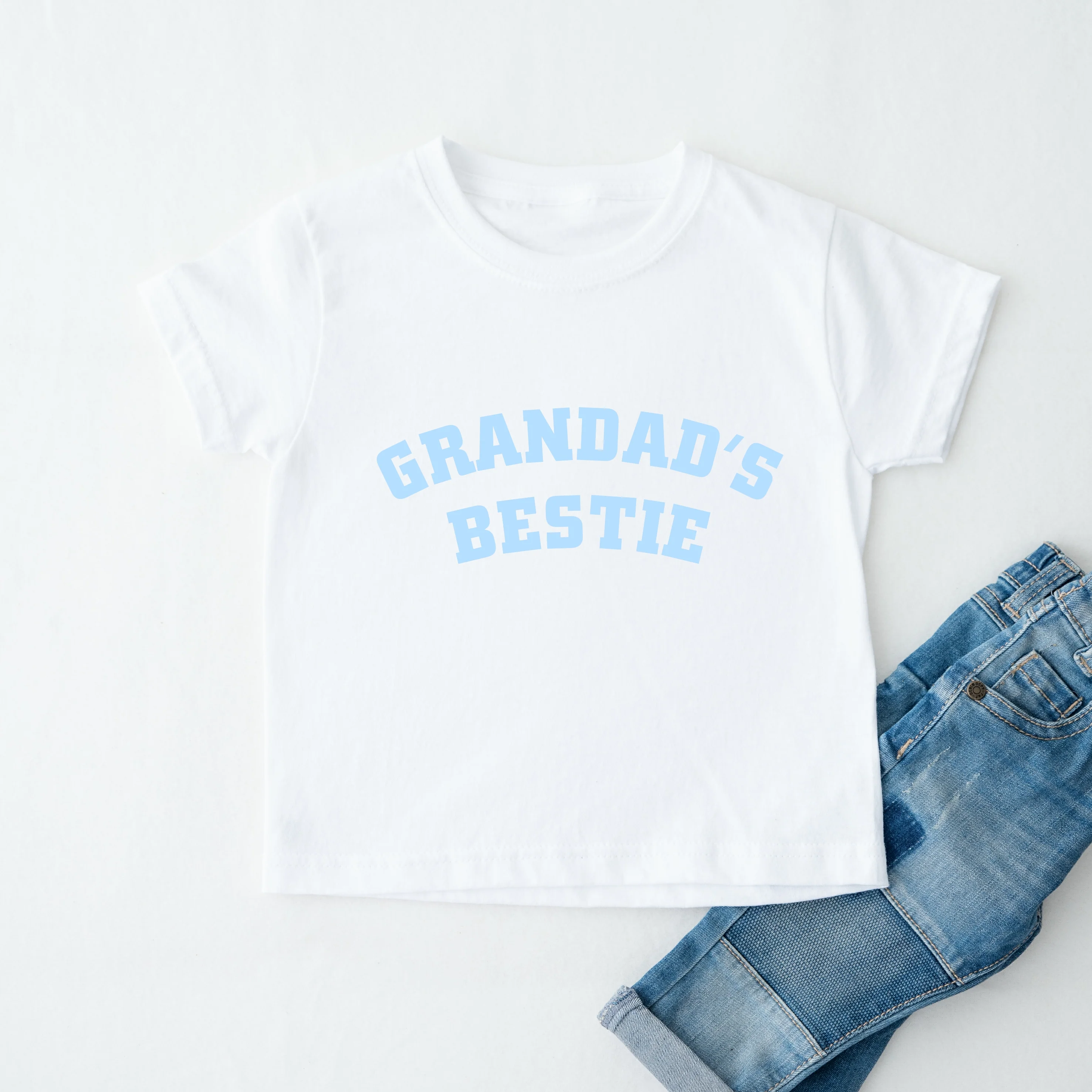 Grandad's Bestie Blue Matching Outfits - Image 4