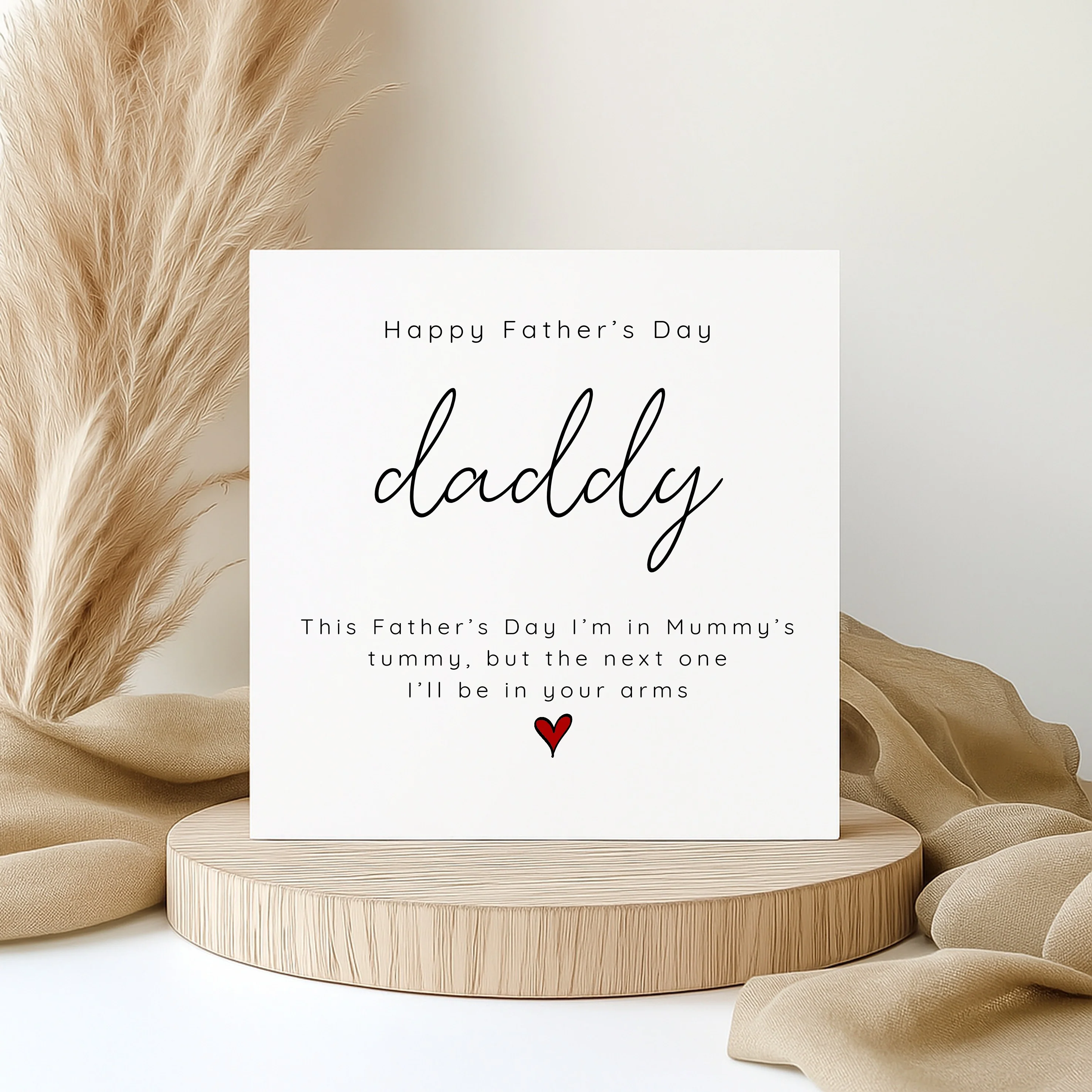 Happy First Father's Day Daddy To Be Card - Image 4