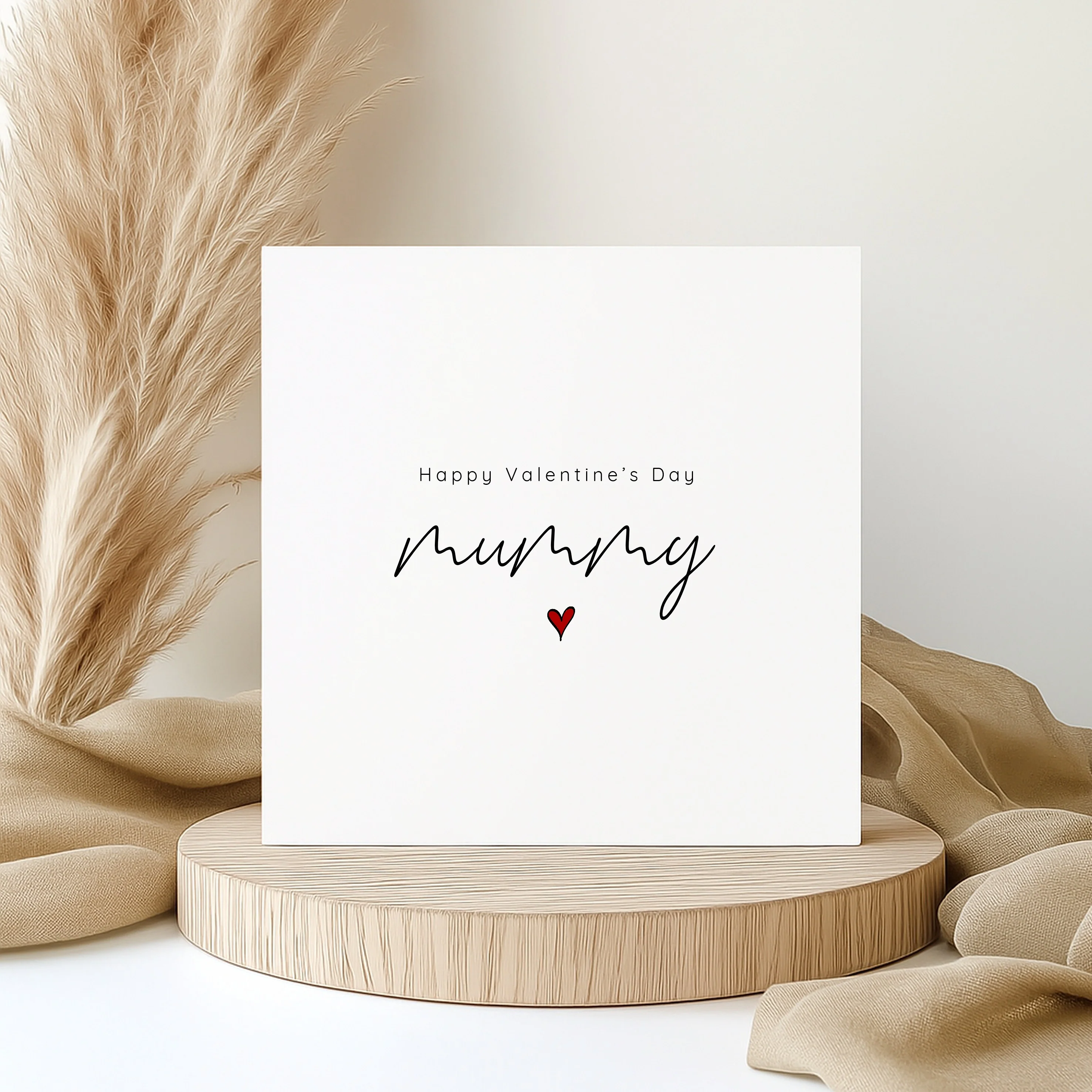 Happy Valentine's Day Mummy Heart Card - Image 2