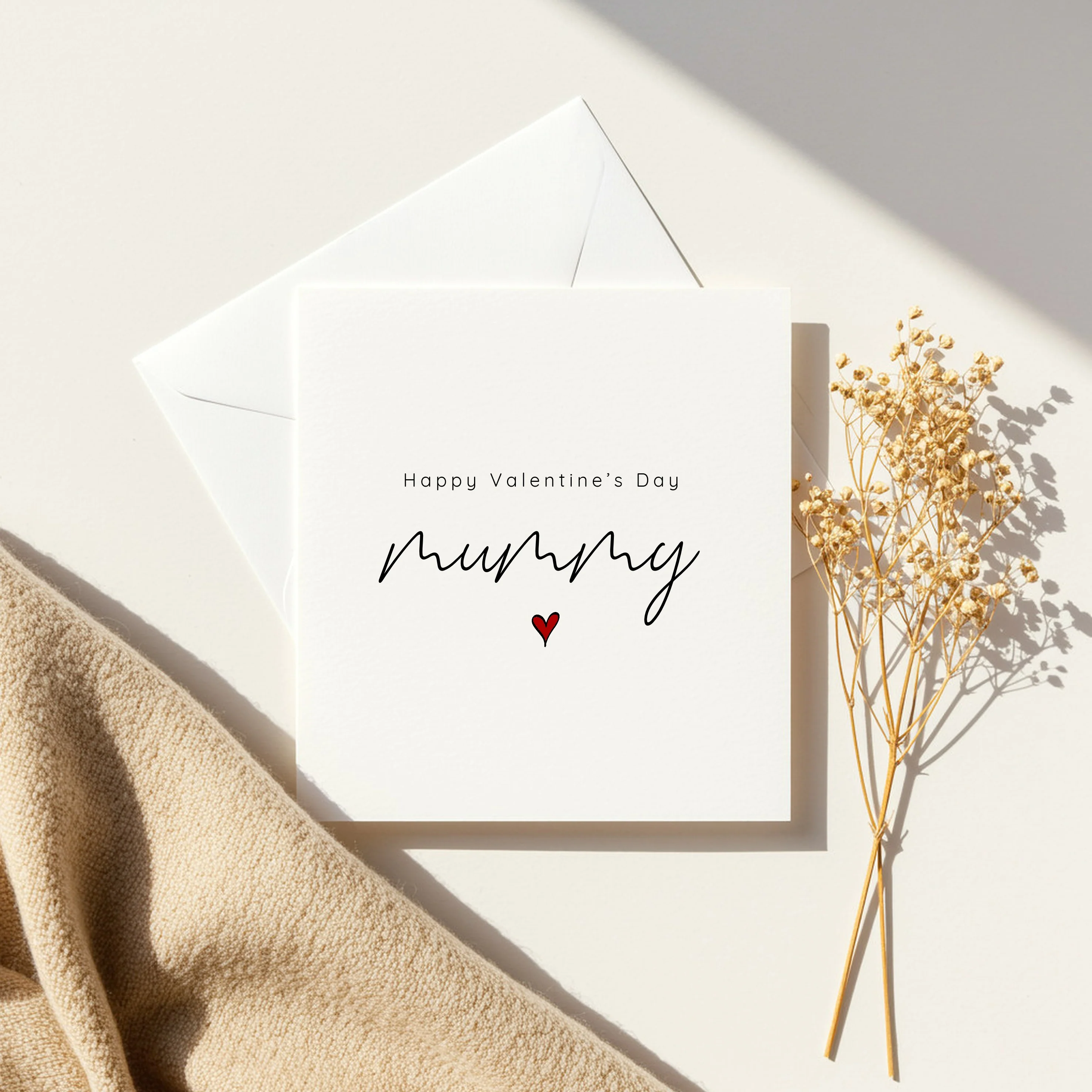 Happy Valentine's Day Mummy Heart Card - Image 4