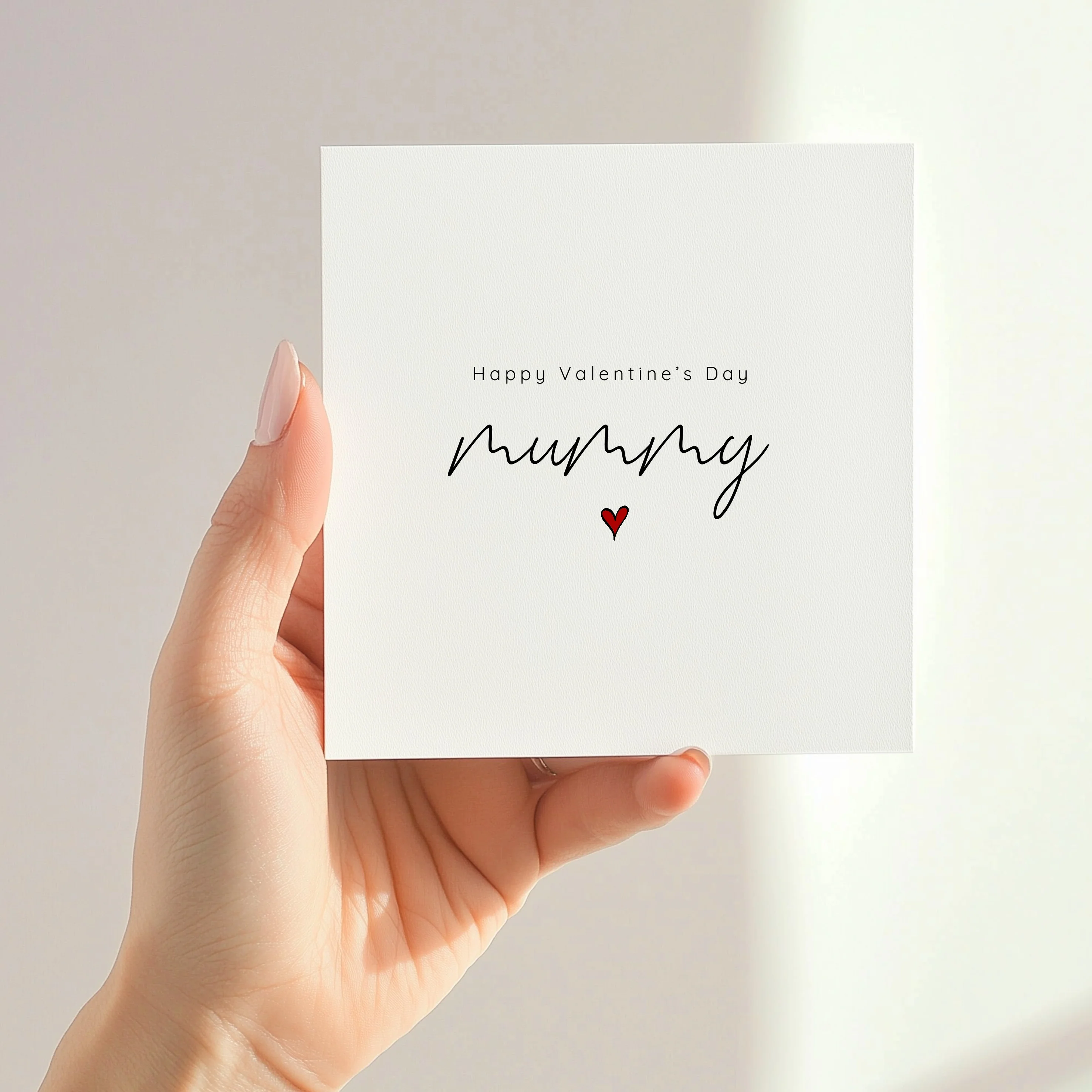 Happy Valentine's Day Mummy Heart Card - Image 6