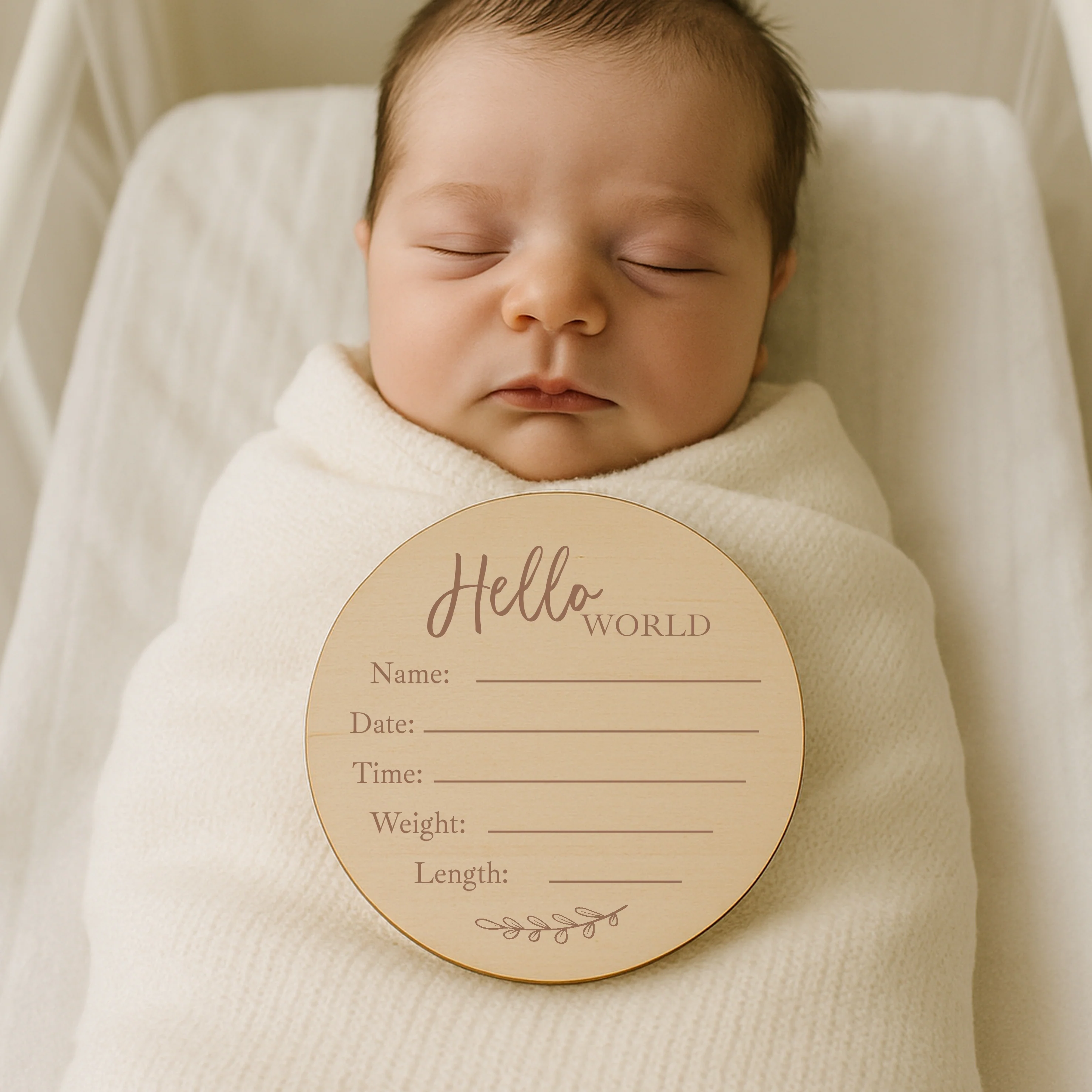 It's A Boy/Girl Announcement Wooden Plaque Set - Image 3