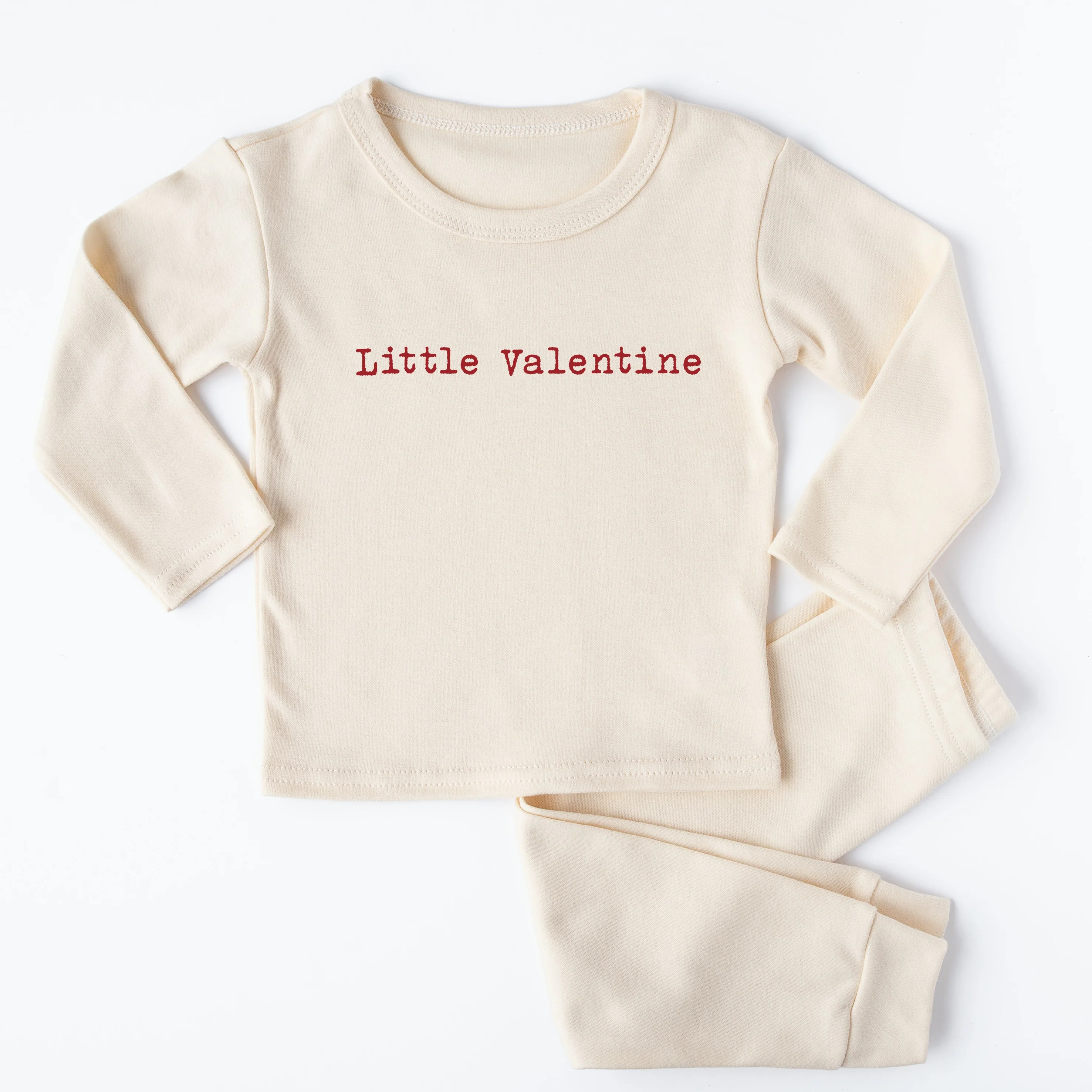 Little Valentine Beige Pyjamas