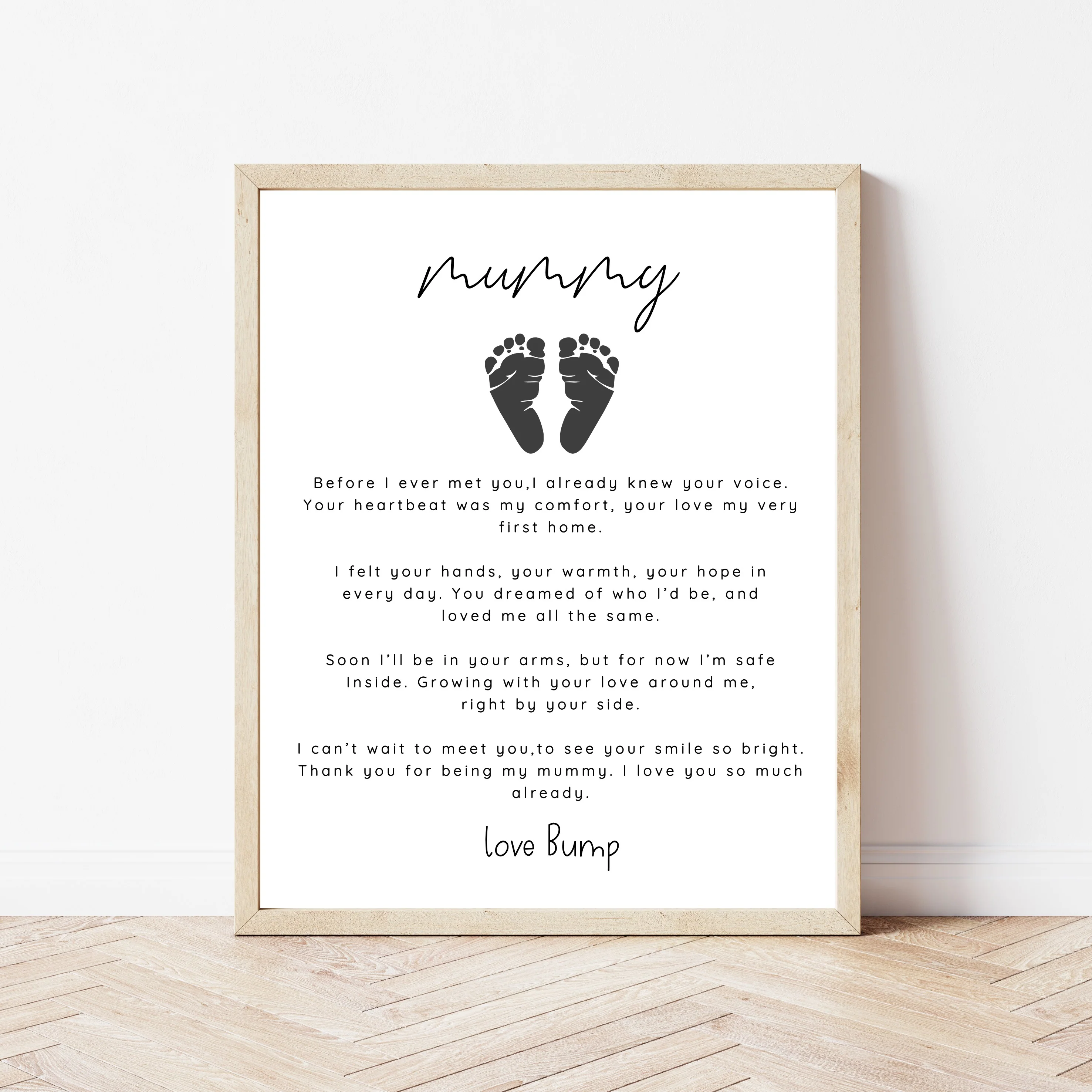 Mummy Poem Love Bump Poster - Image 5