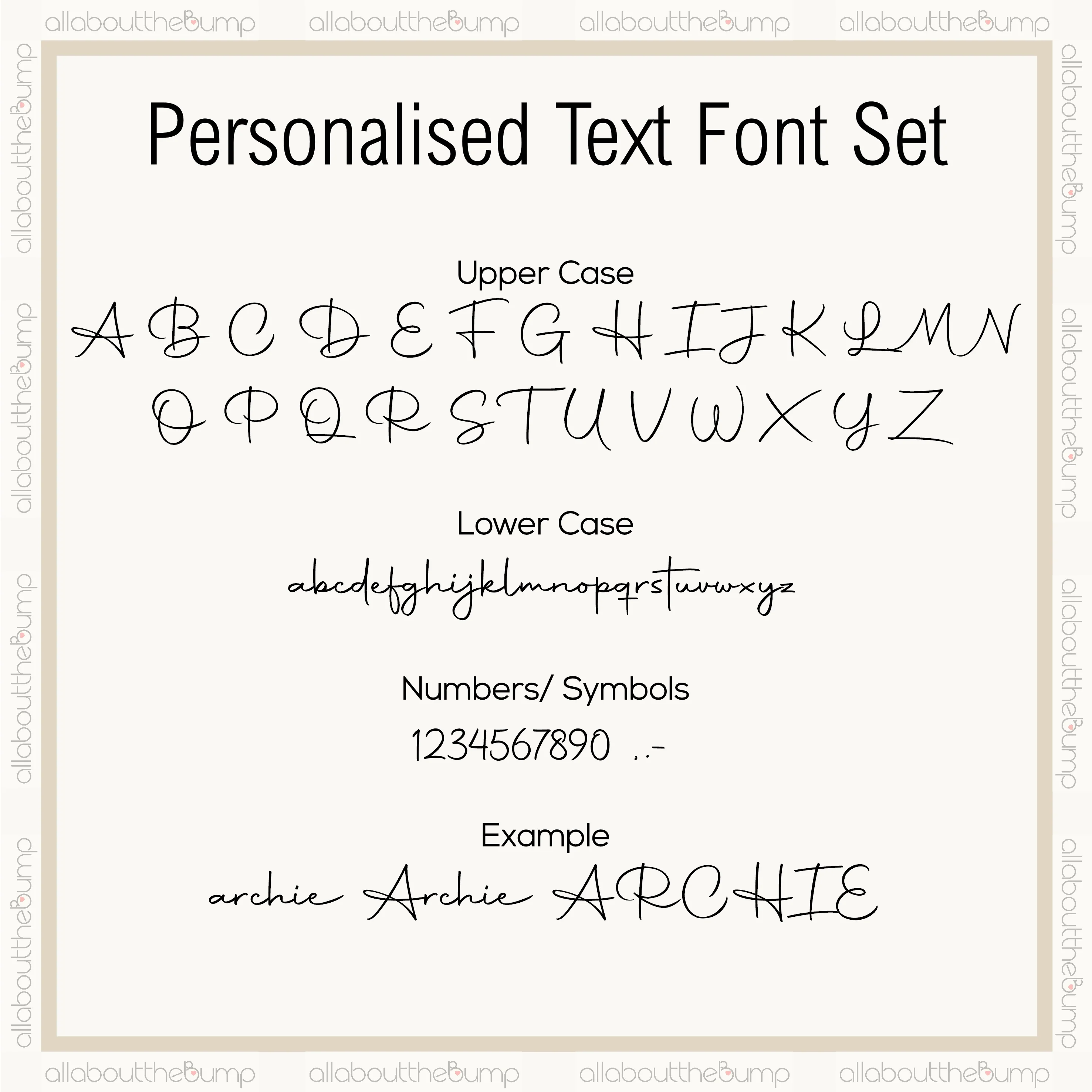 Personalised Beige Safari Birthday Party Guest Book - Image 8