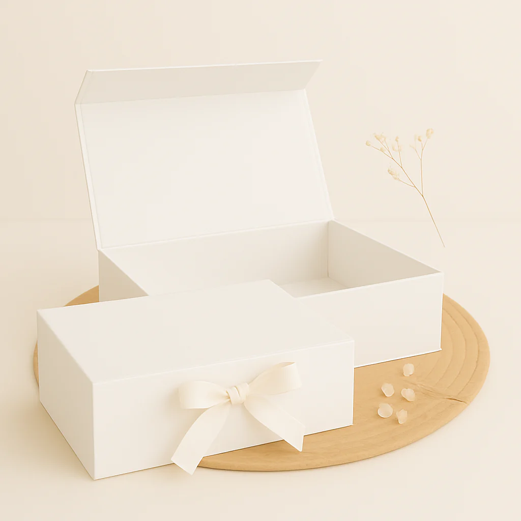 Personalised Red Bow Merry Christmas Eve Box - Image 4