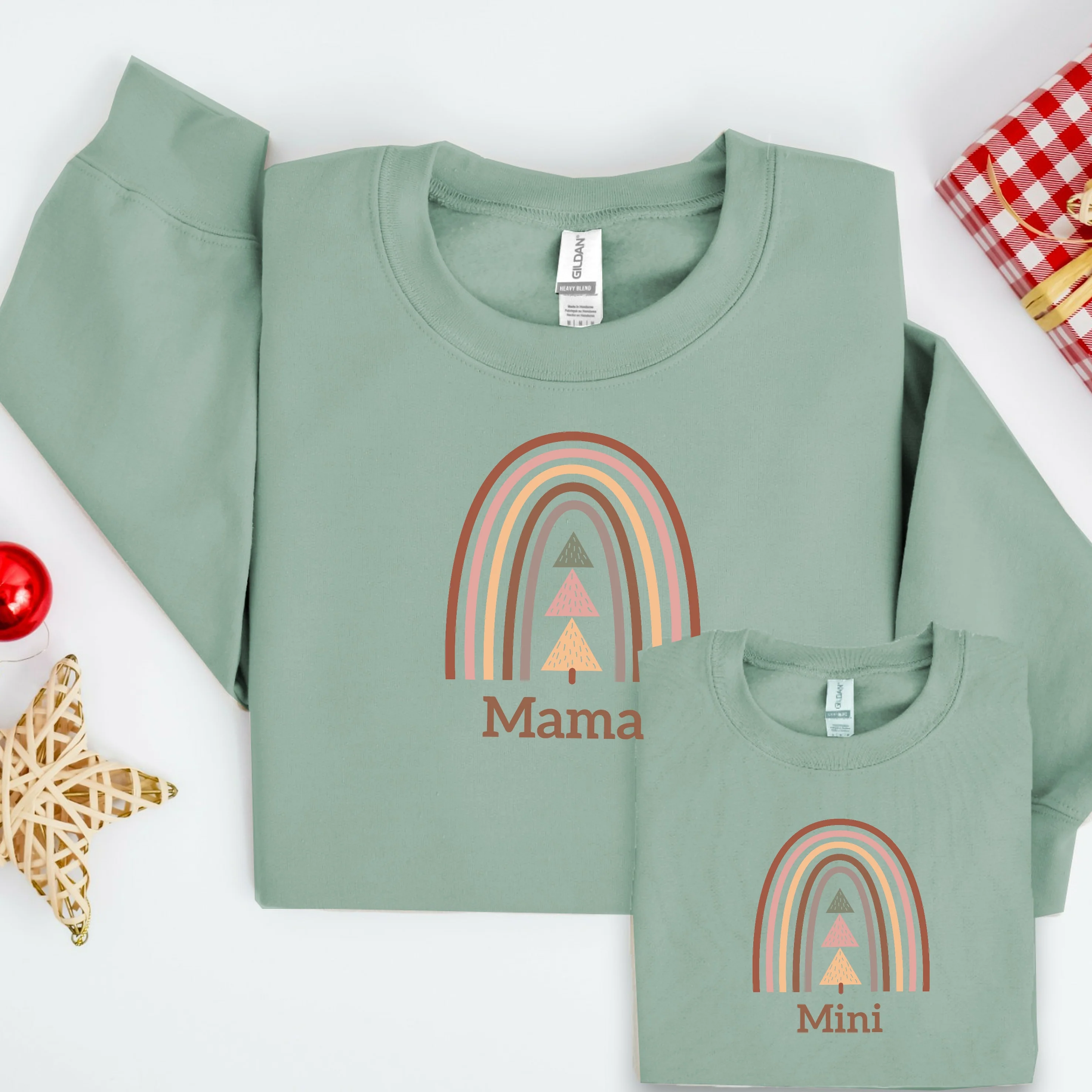 Personalised Christmas Tree Matching Sweatshirts - Image 4