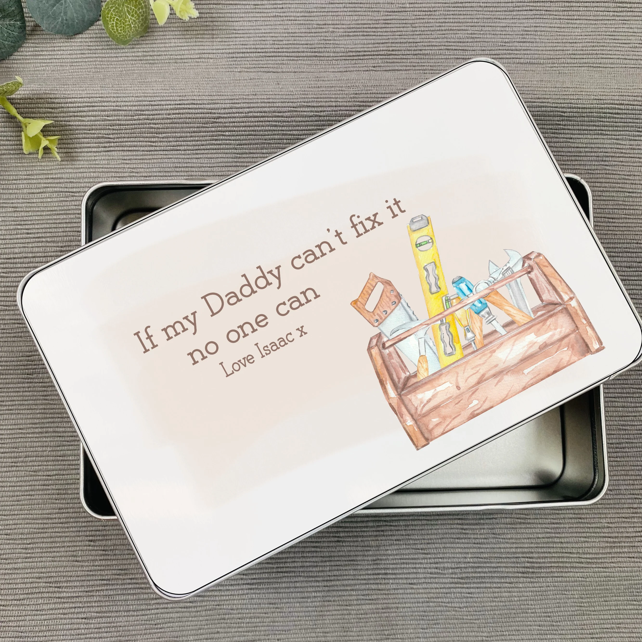 Personalised Dad Can Fix It Tin - Image 2