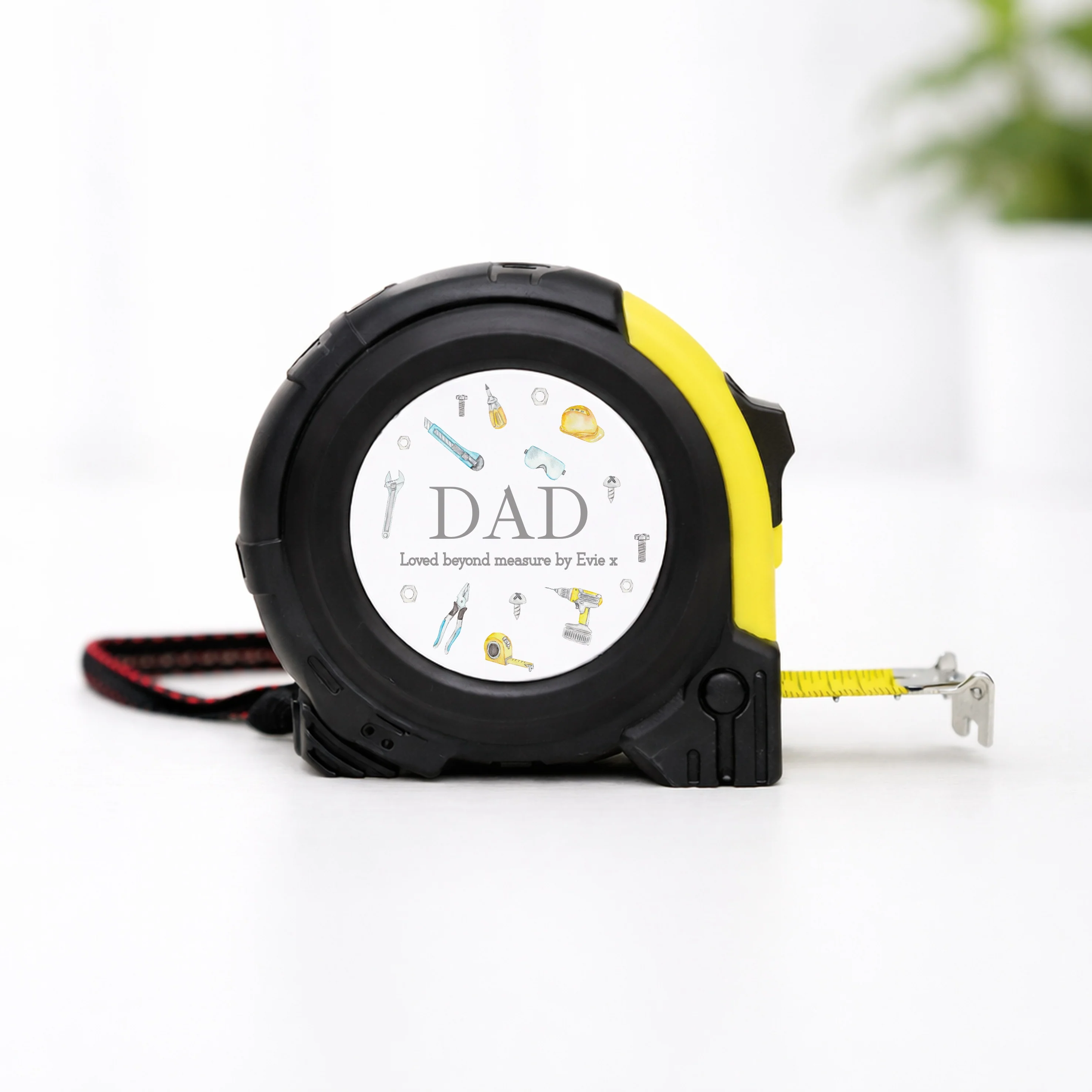 Personalised Dad's Tools Loved Beyond Measure Tape Measure - Image 2