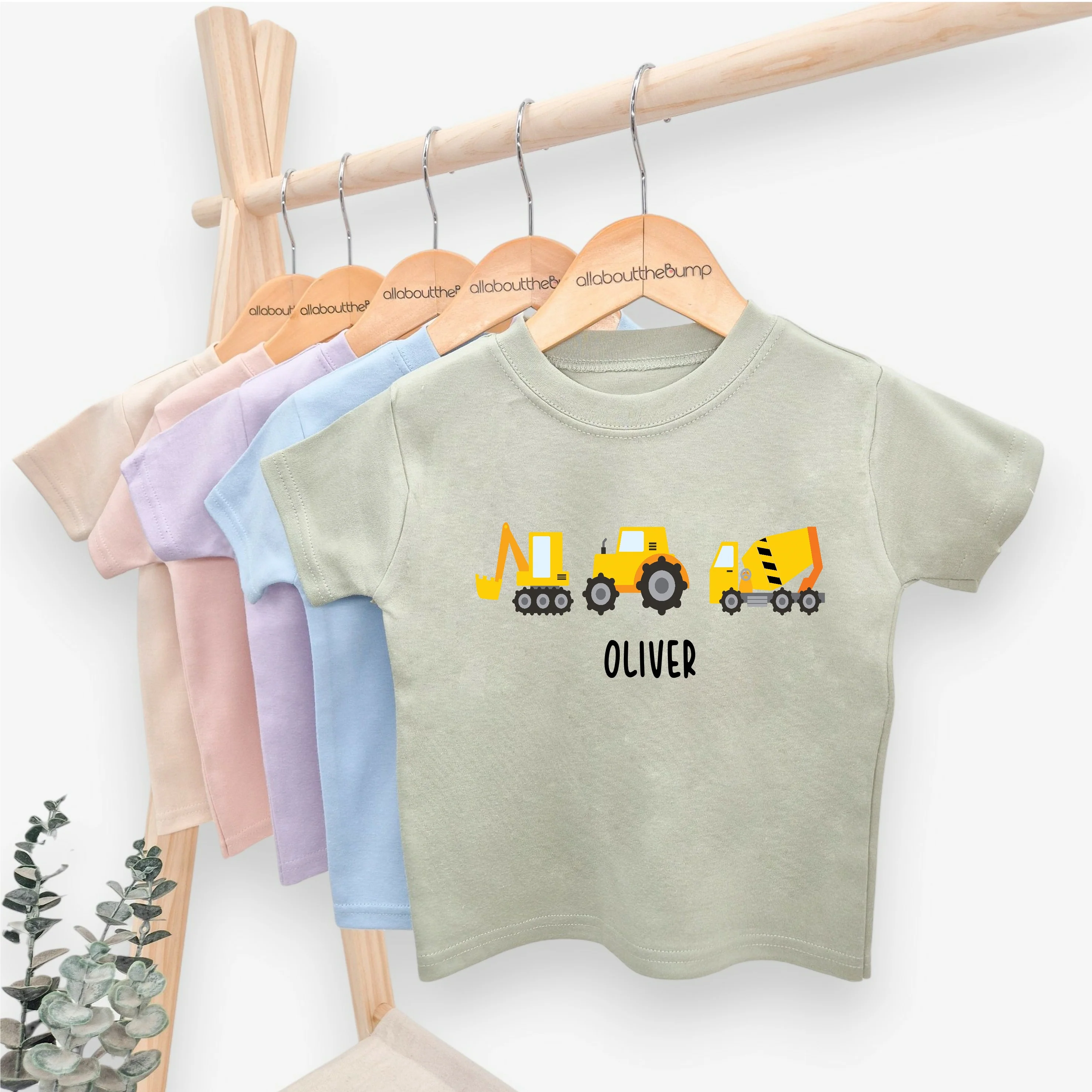 Personalised Digger T-shirt - Image 3