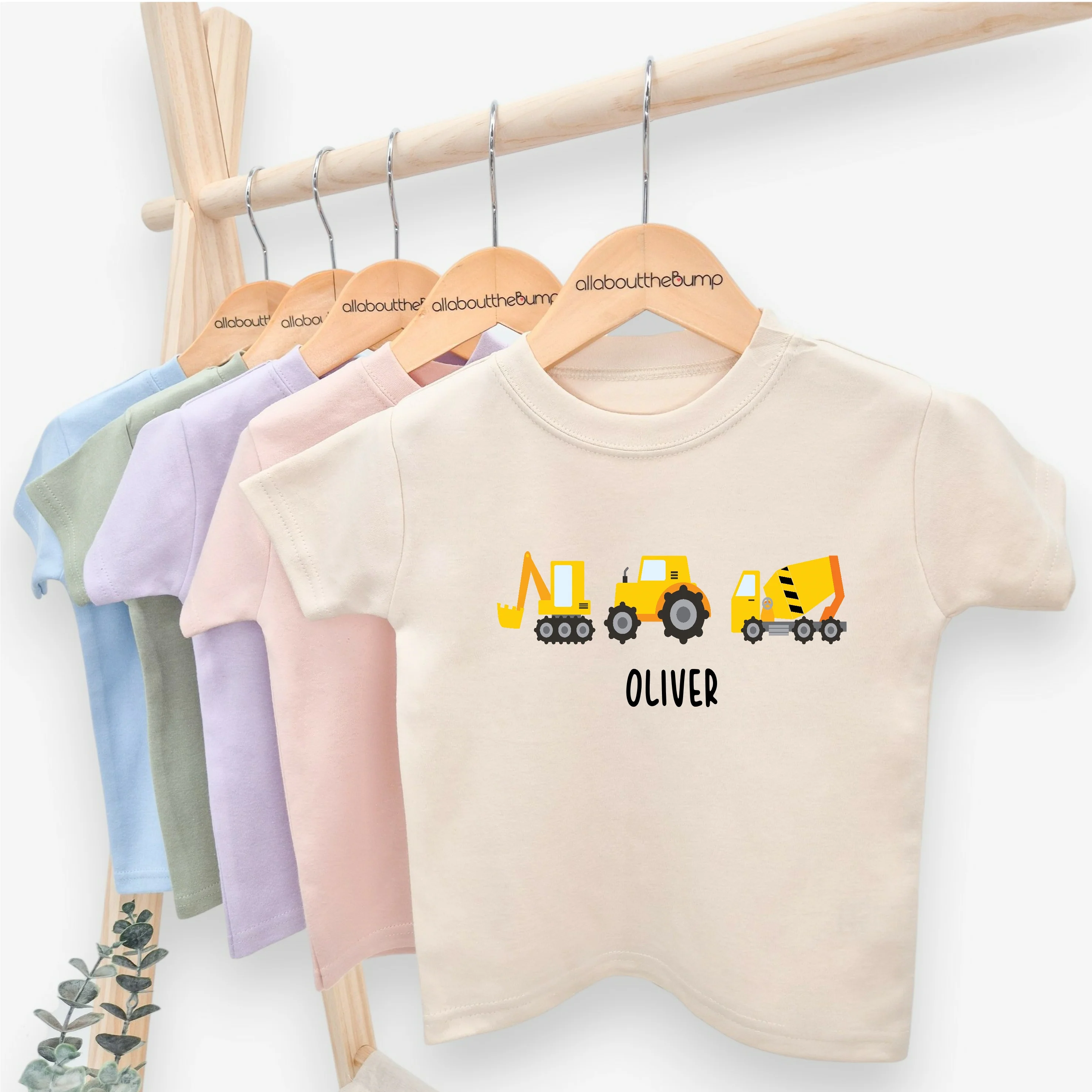 Personalised Digger T-shirt - Image 4