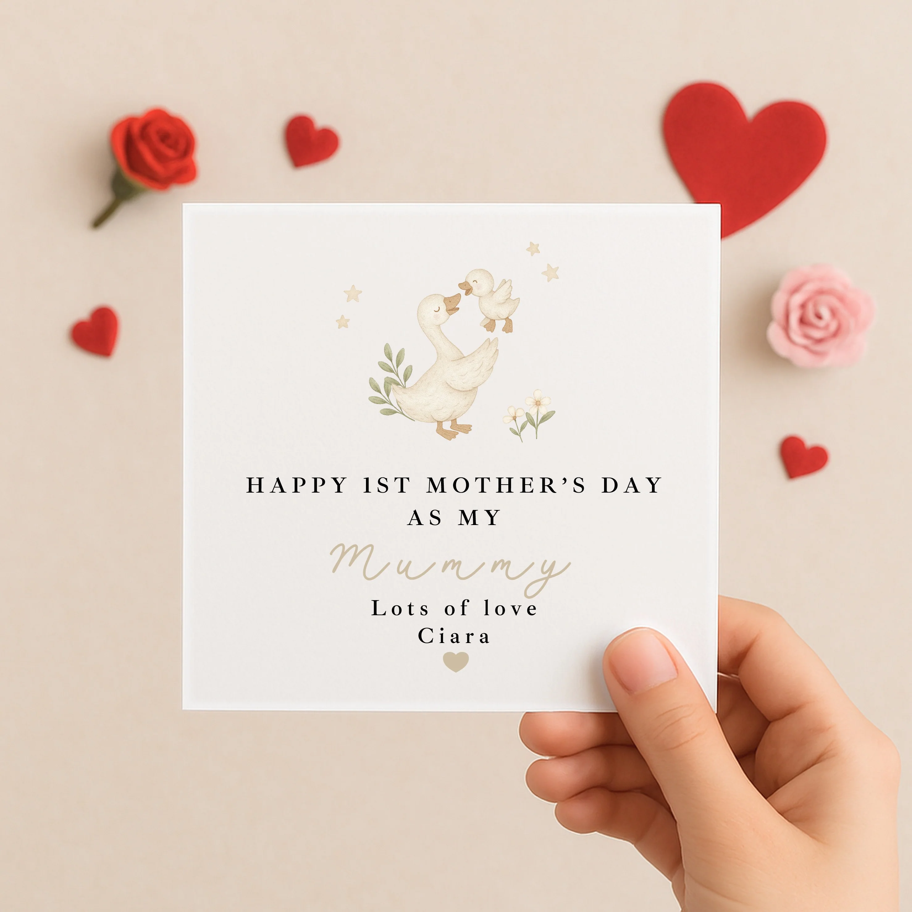 Personalised Ducks Happy First Mother's Day Card - Image 7