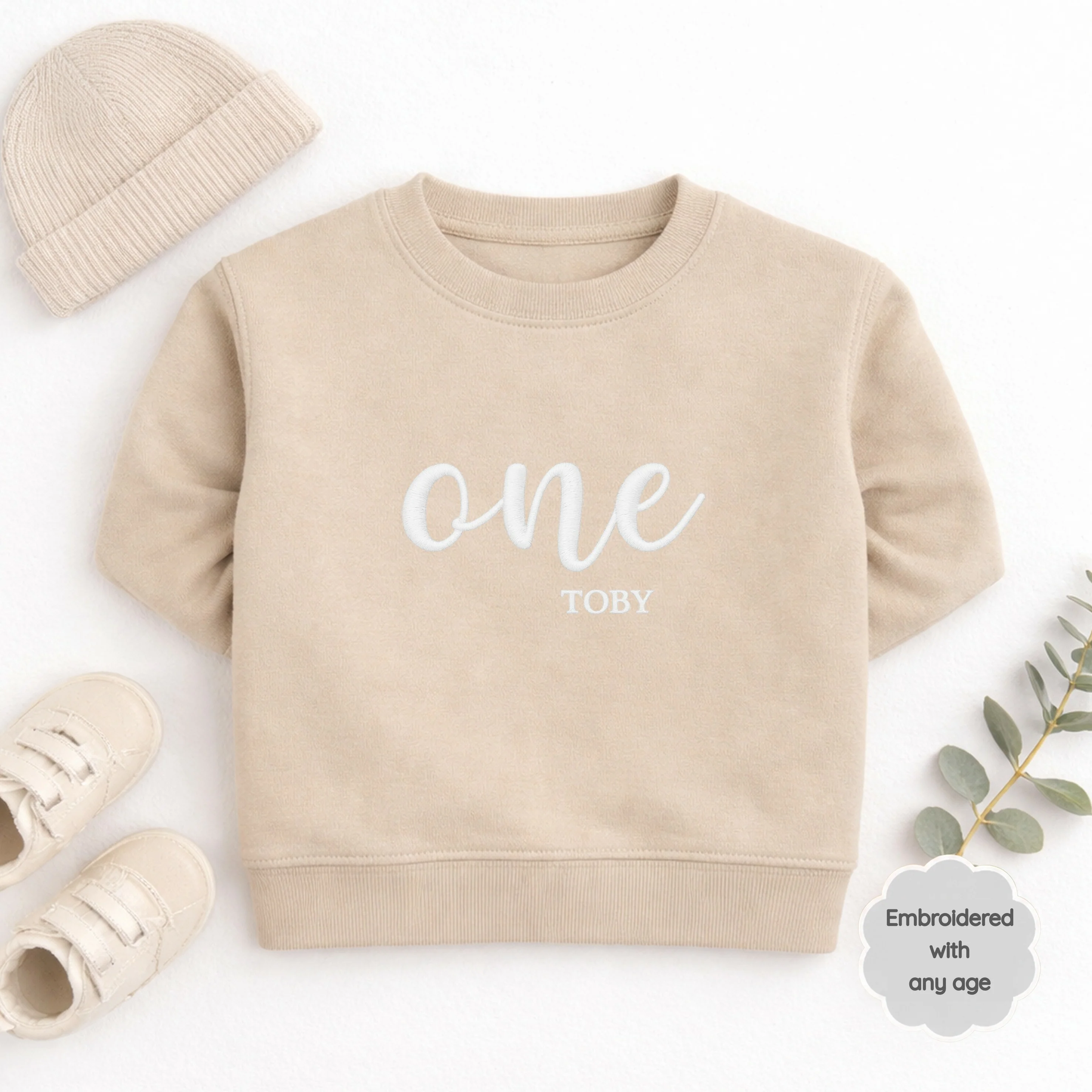 Personalised Embroidered Any Age Birthday Jumper - Image 3