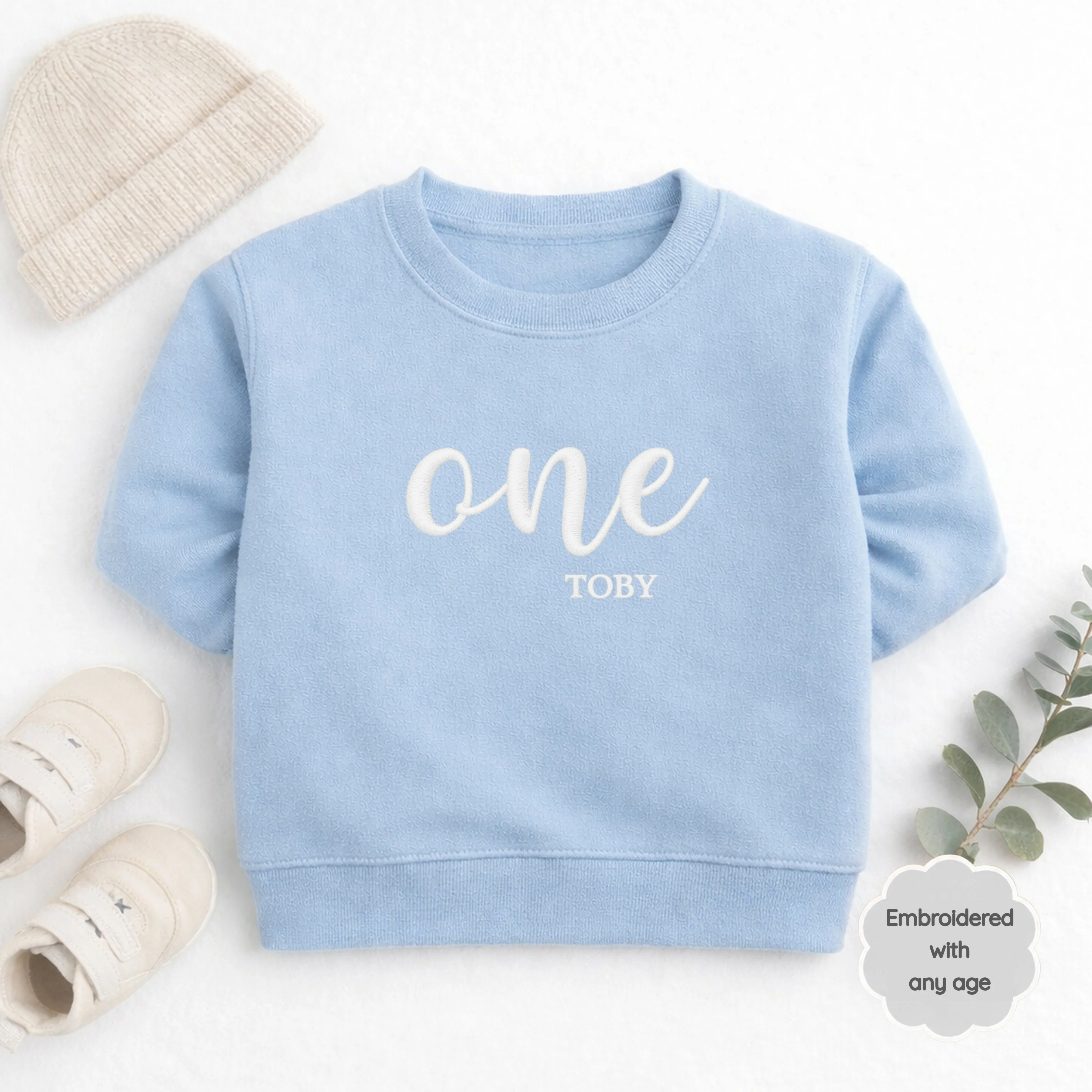 Personalised Embroidered Any Age Birthday Jumper - Image 5