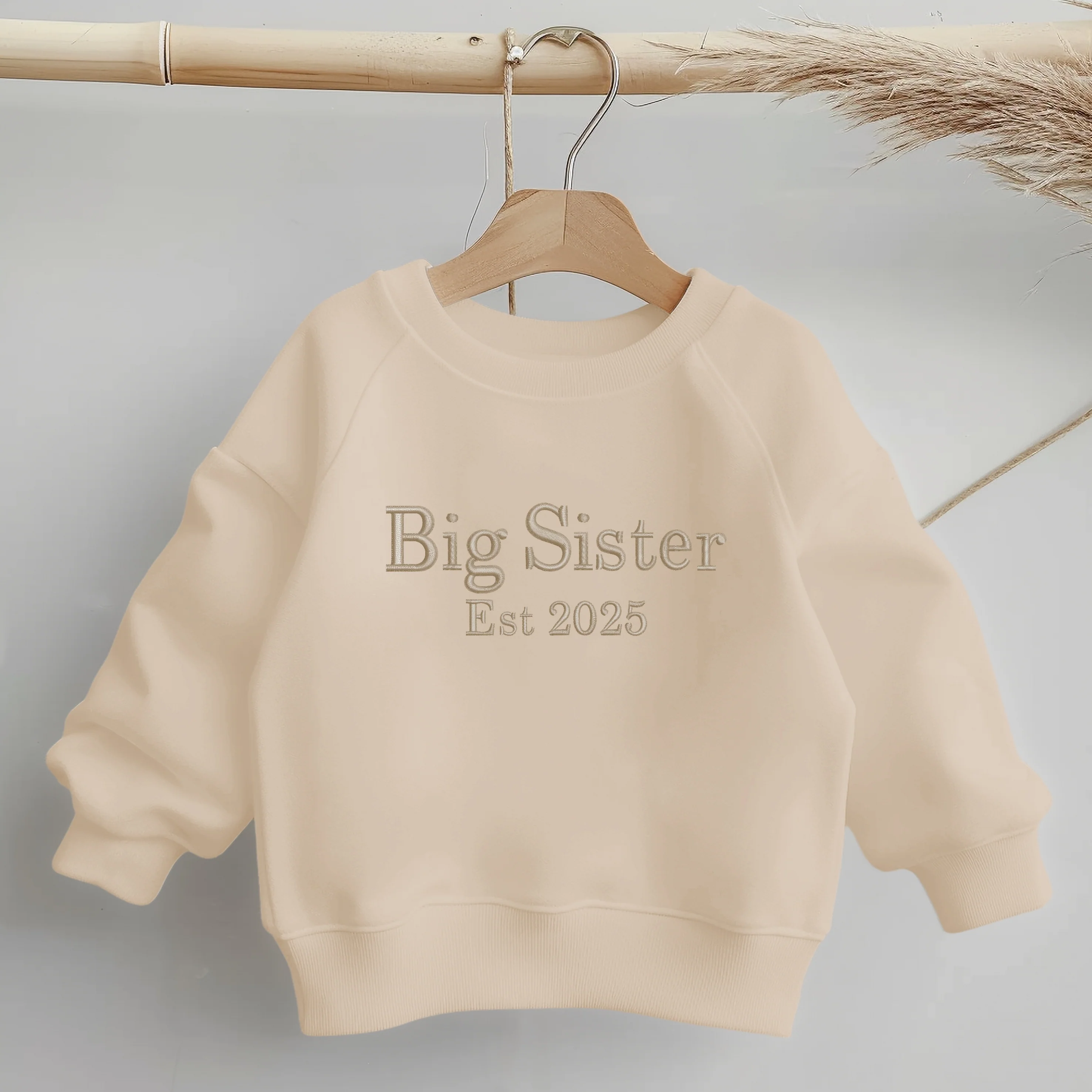 Personalised Embroidered Big Sister Est Sweatshirt - Image 7