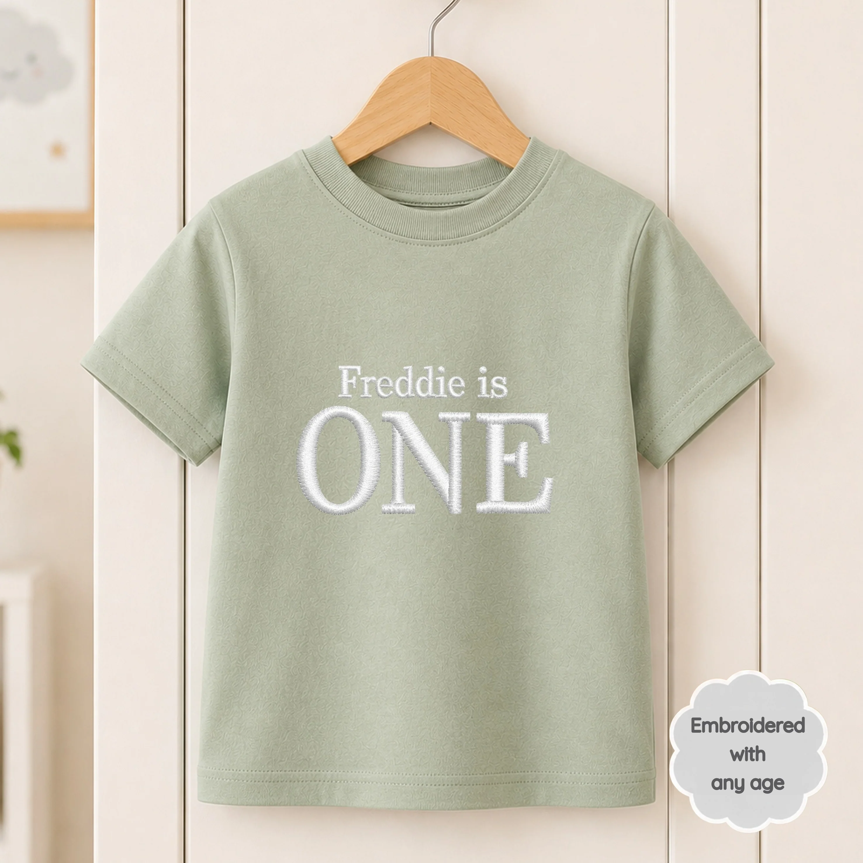 Personalised Embroidered I Am Any Age Birthday T-Shirt - Image 6