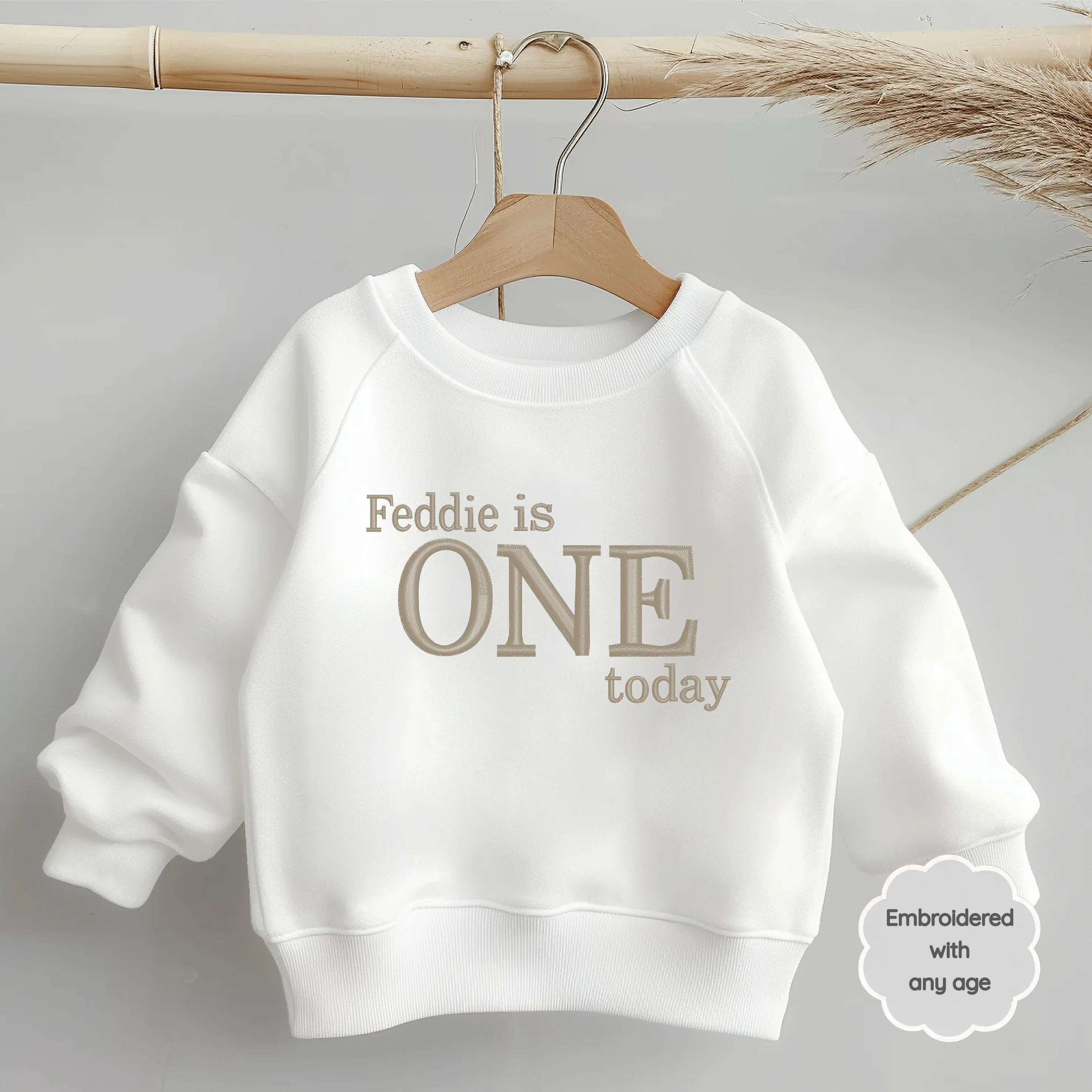 Personalised Embroidered It's My Birthday Any Age Sweatshirt - Image 5