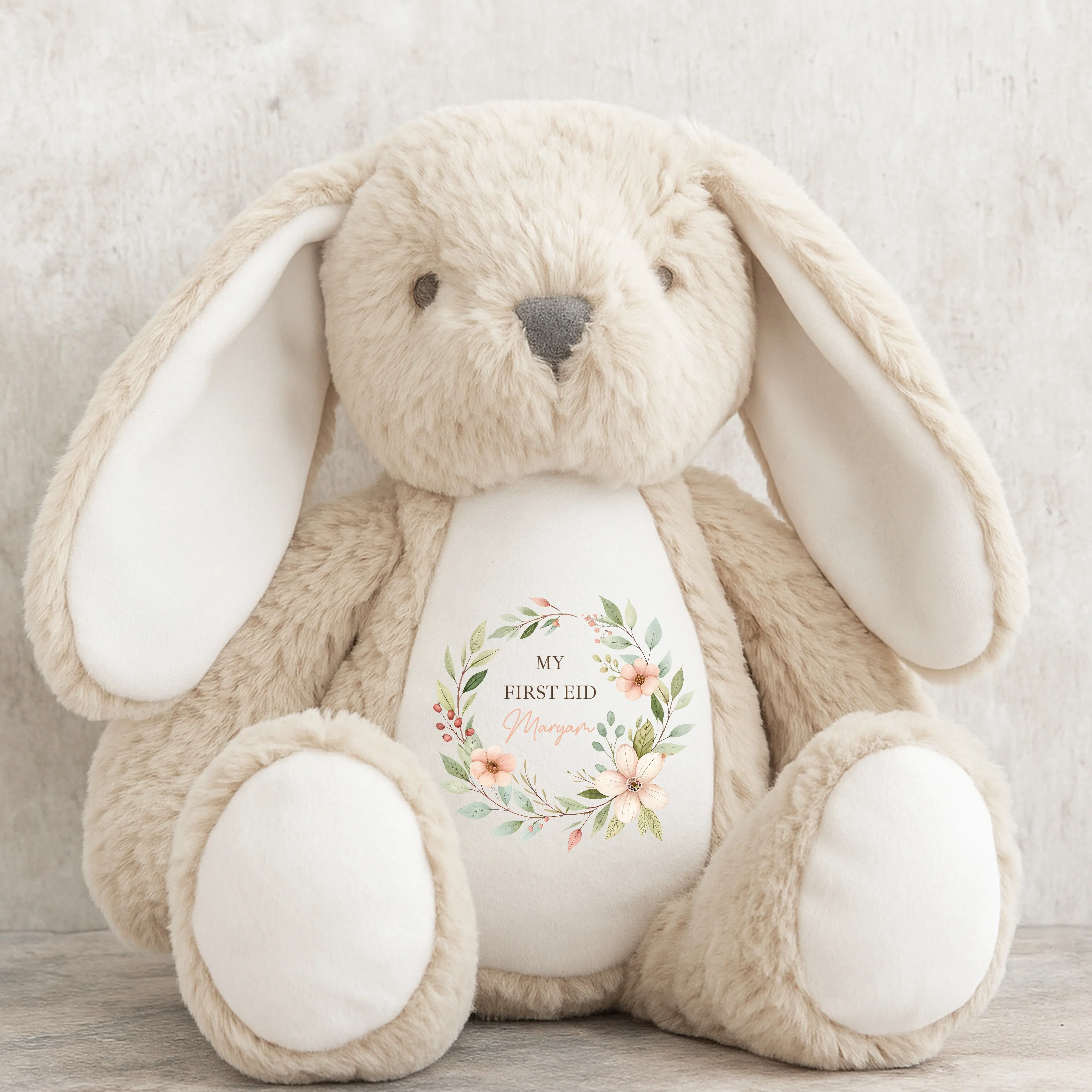 Personalised Floral Wreath My First Eid Teddy - Image 4