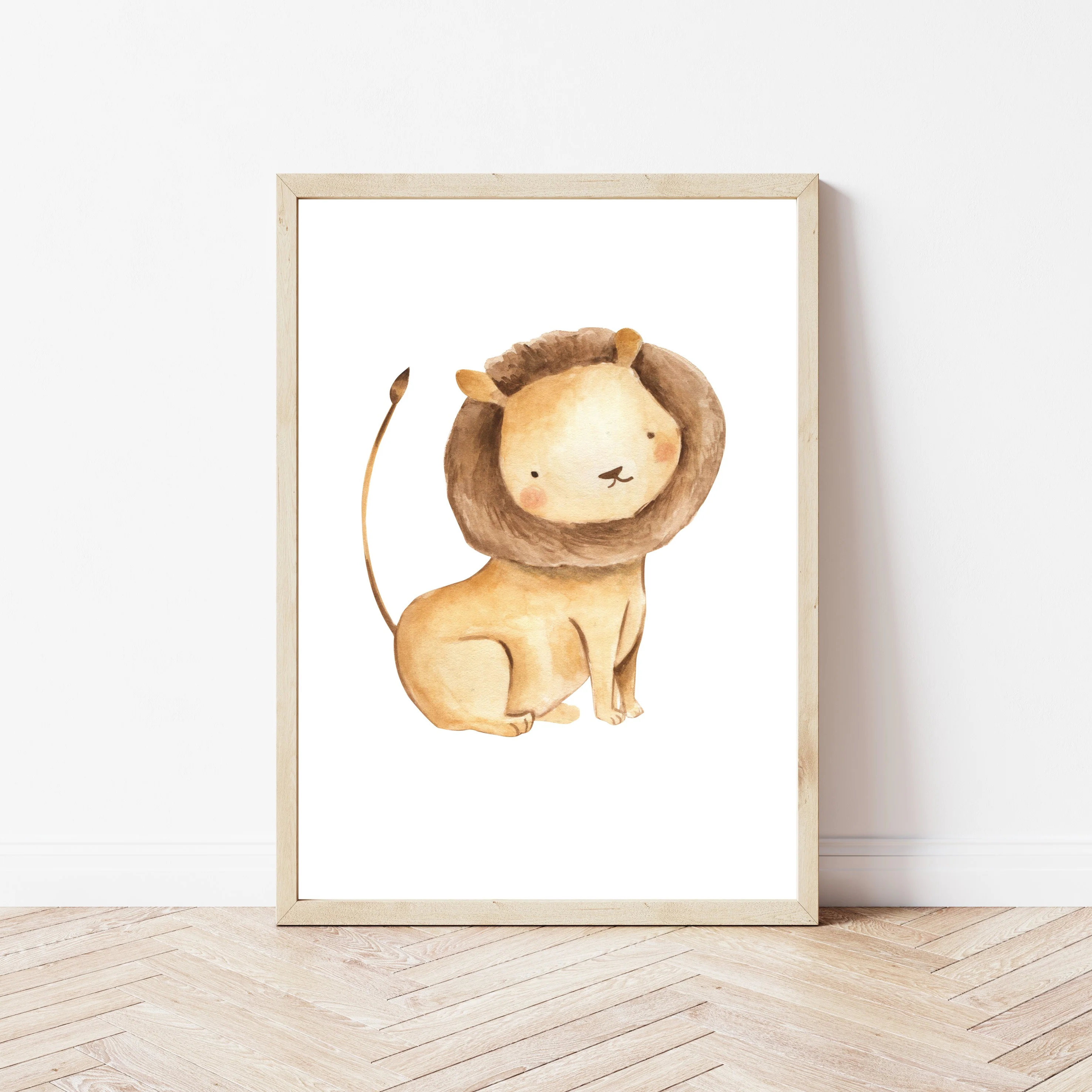 Personalised Green Jungle Rainbow Set of 3 Wall Art - Image 5