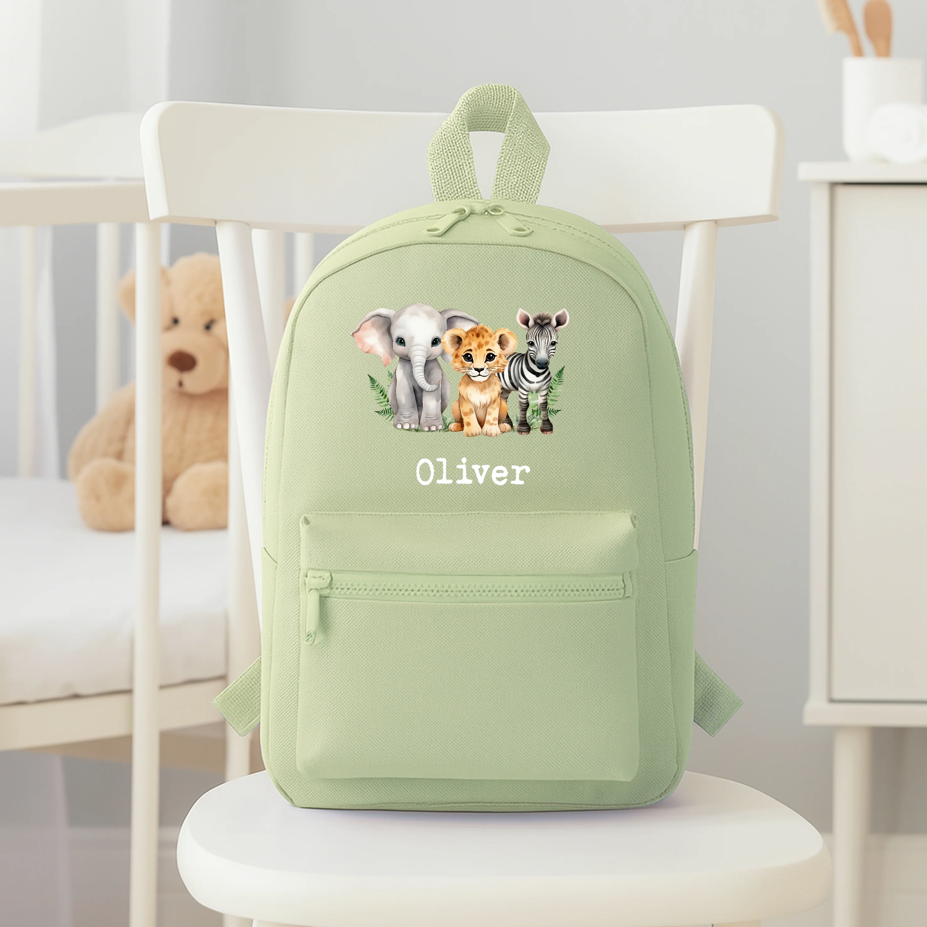 Personalised Safari Animals Backpack - Image 3