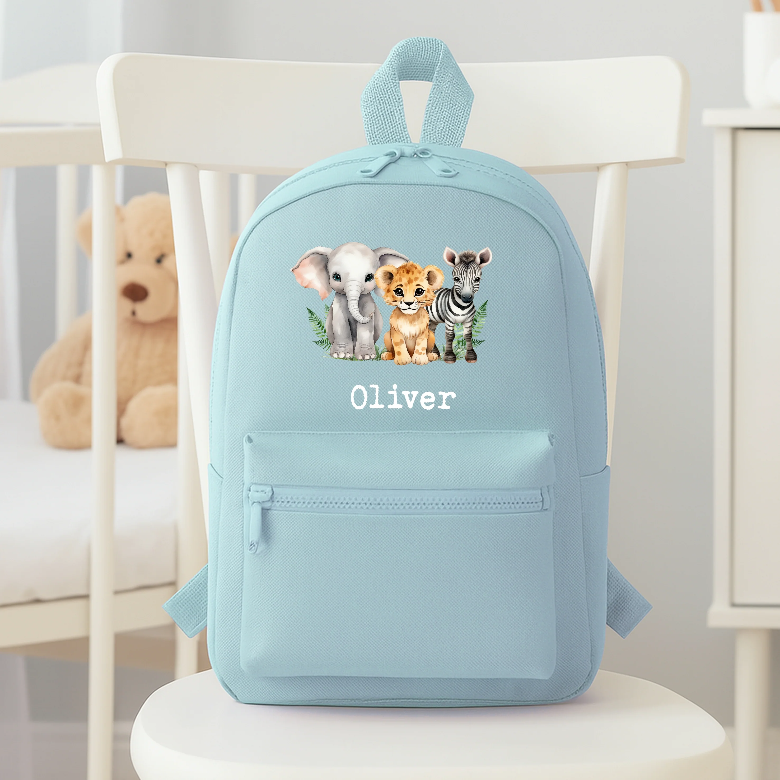 Personalised Safari Animals Backpack - Image 4