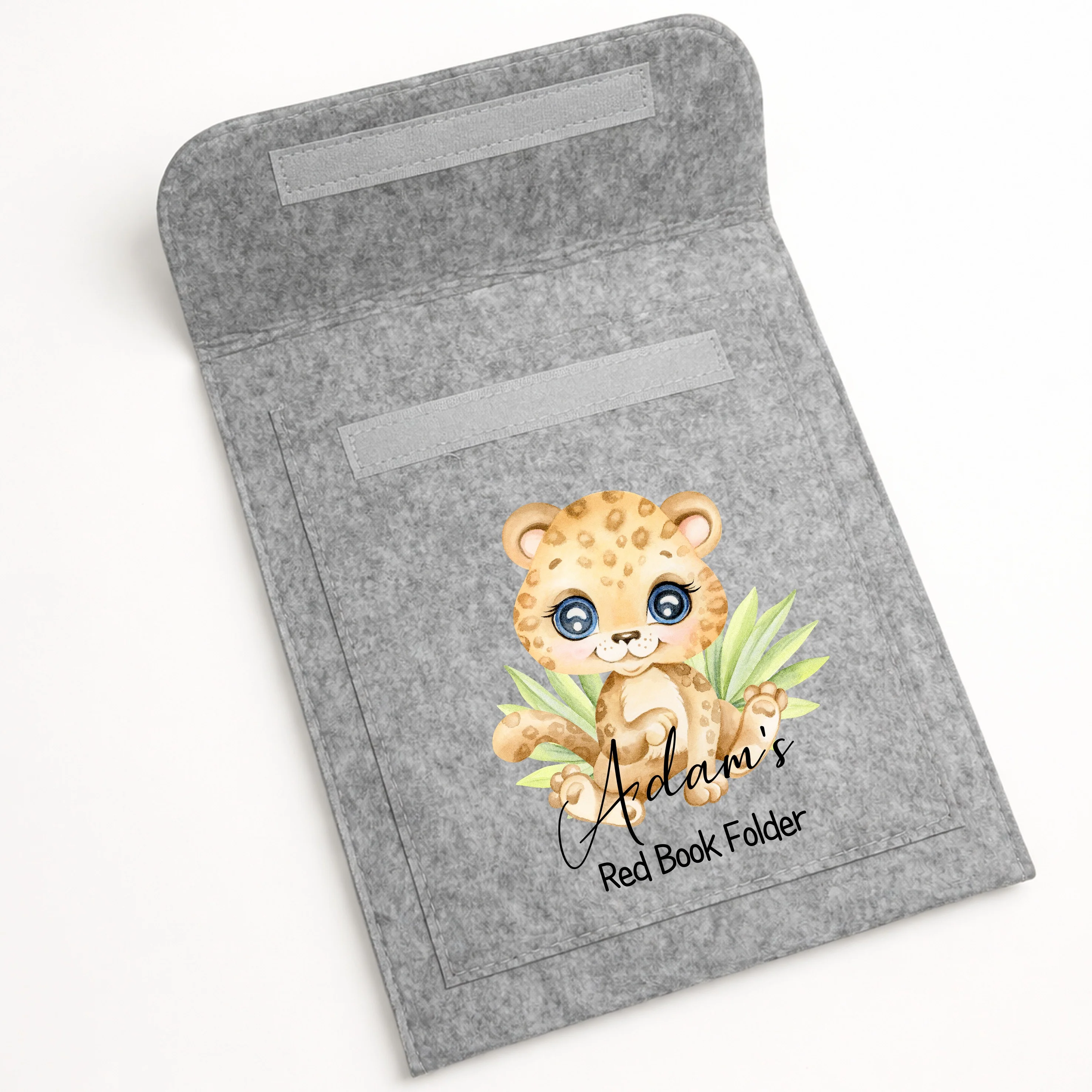 Personalised Lion Red Book Cover - Image 3