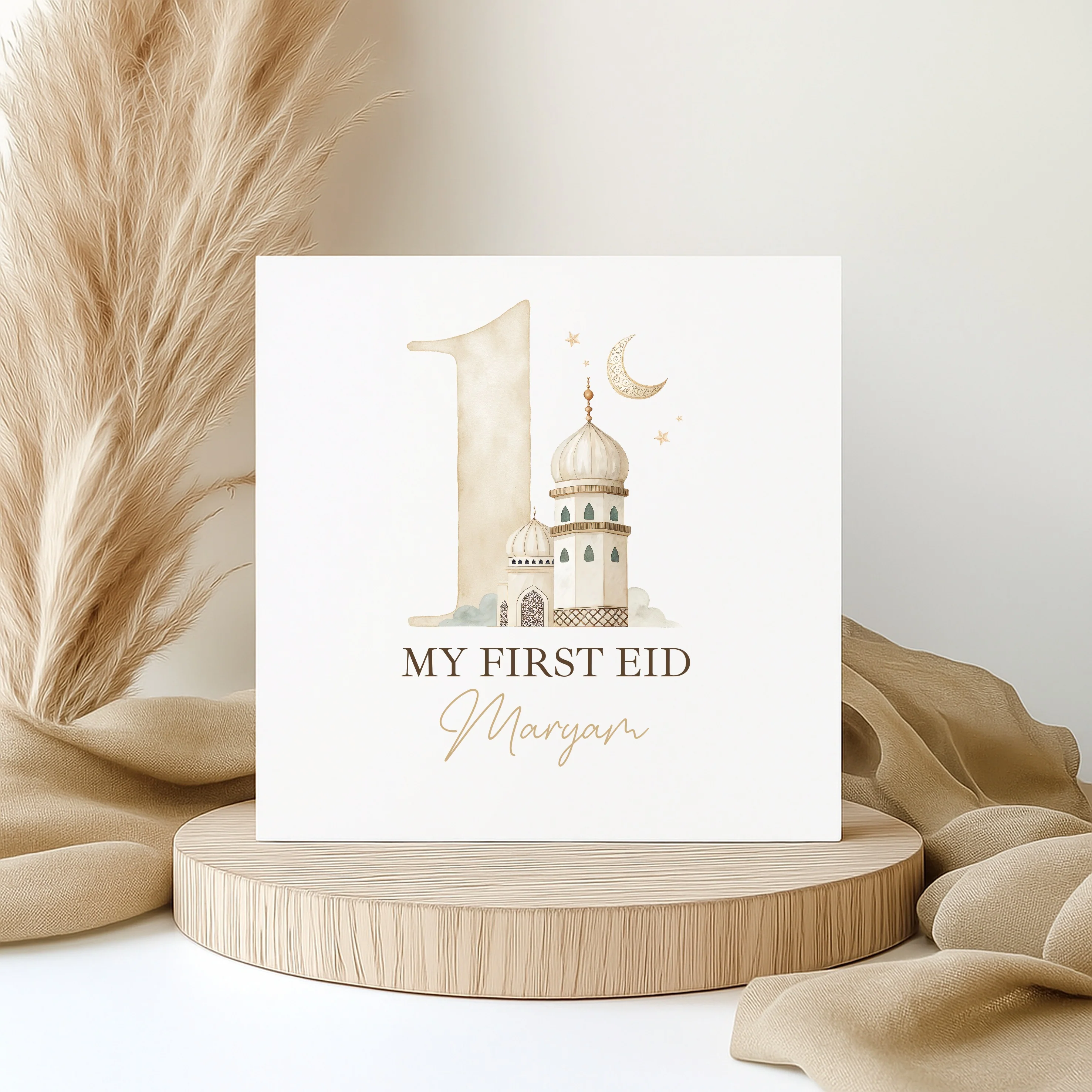 Personalised My First Eid Mubarak Card - Image 3