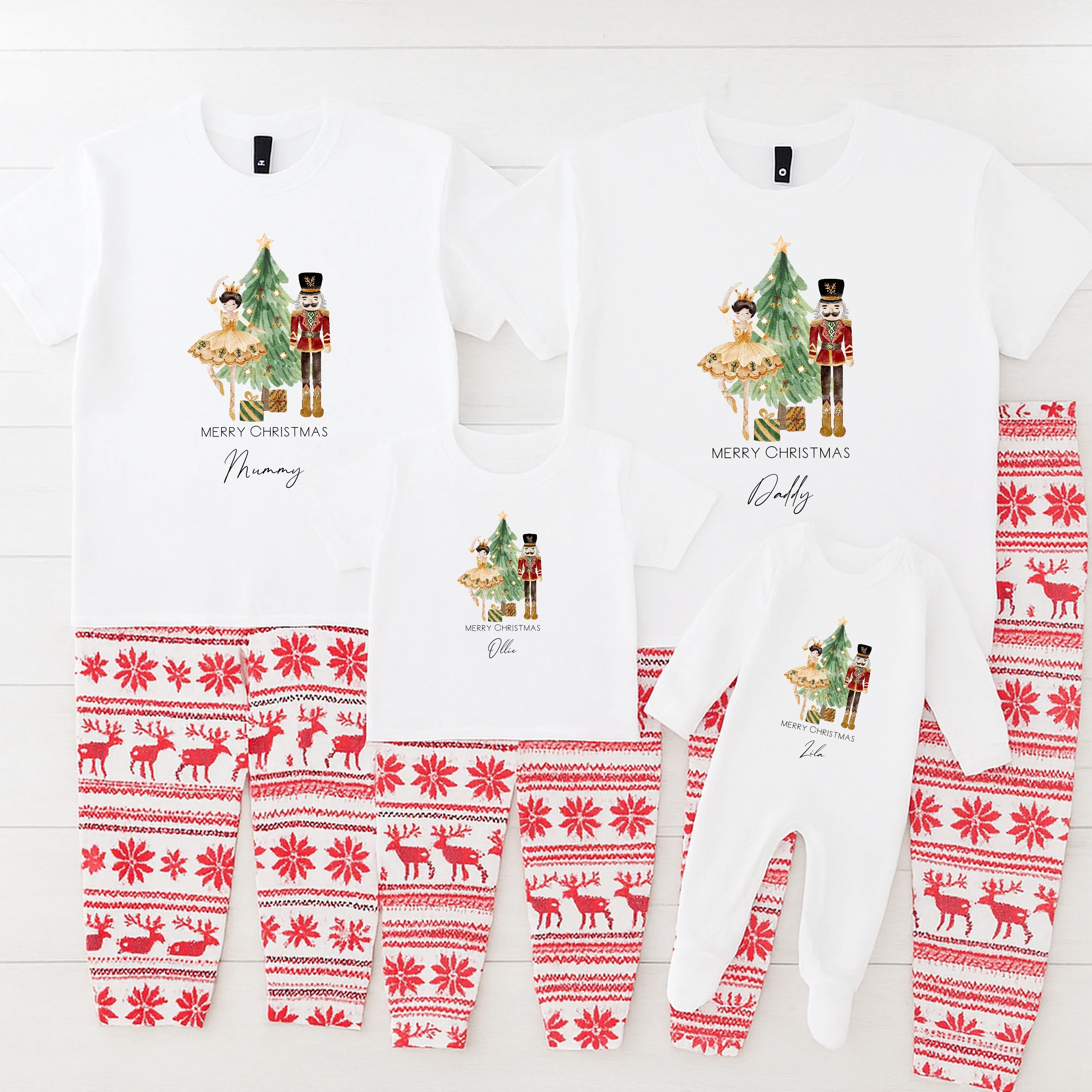 Personalised Nutcracker Christmas Matching Pyjamas - Image 3