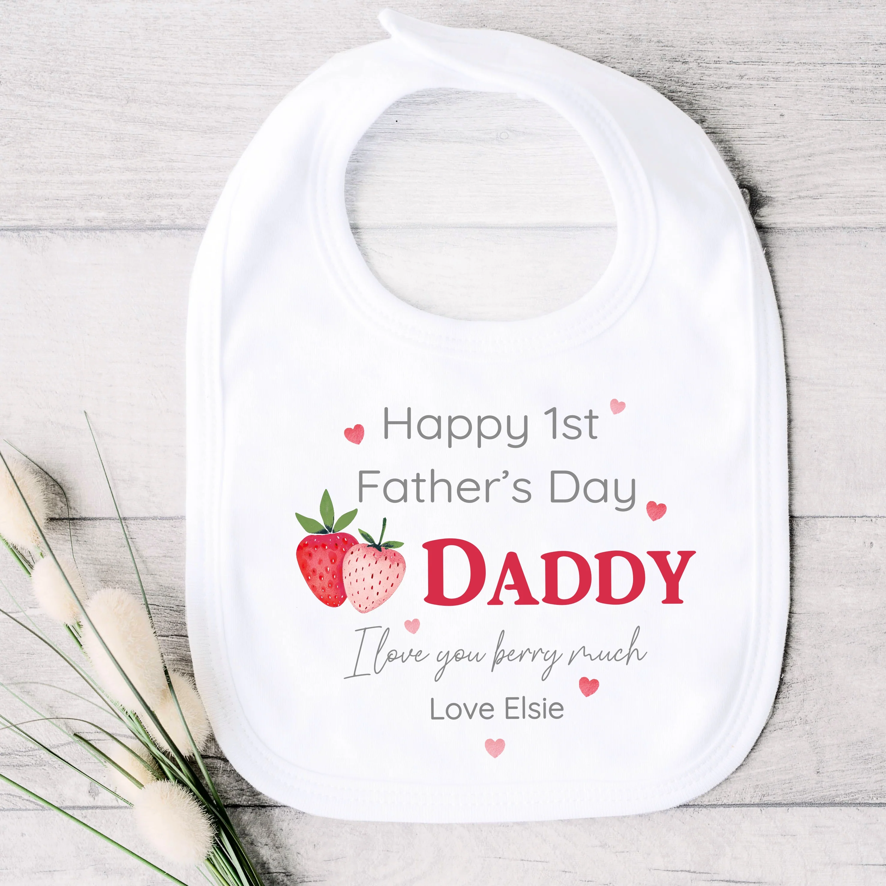 Personalised Our Berry First Father's Day Baby Grow Or Vest - Image 4