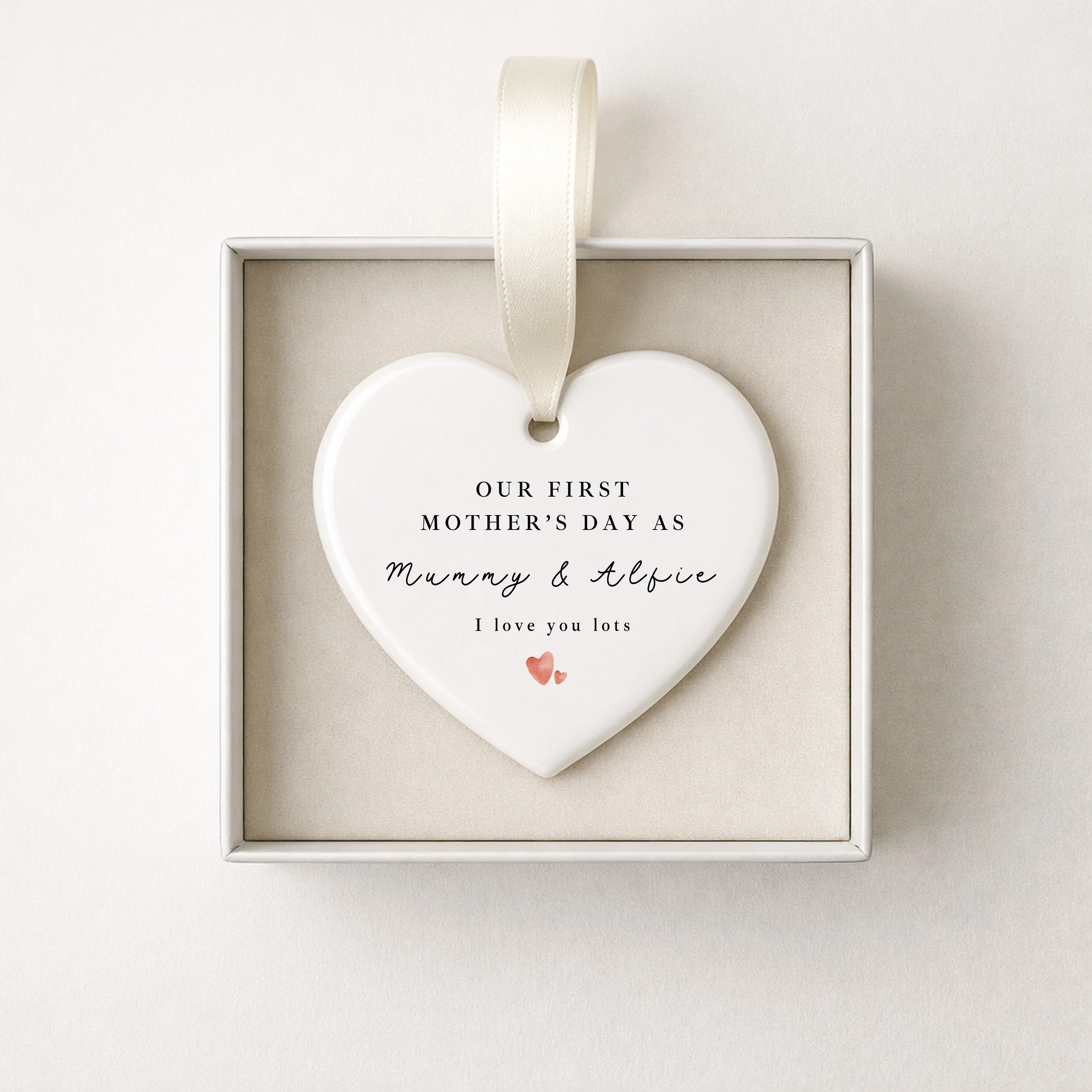 Personalised Our First Mother's Day Ceramic Ornament - Image 3