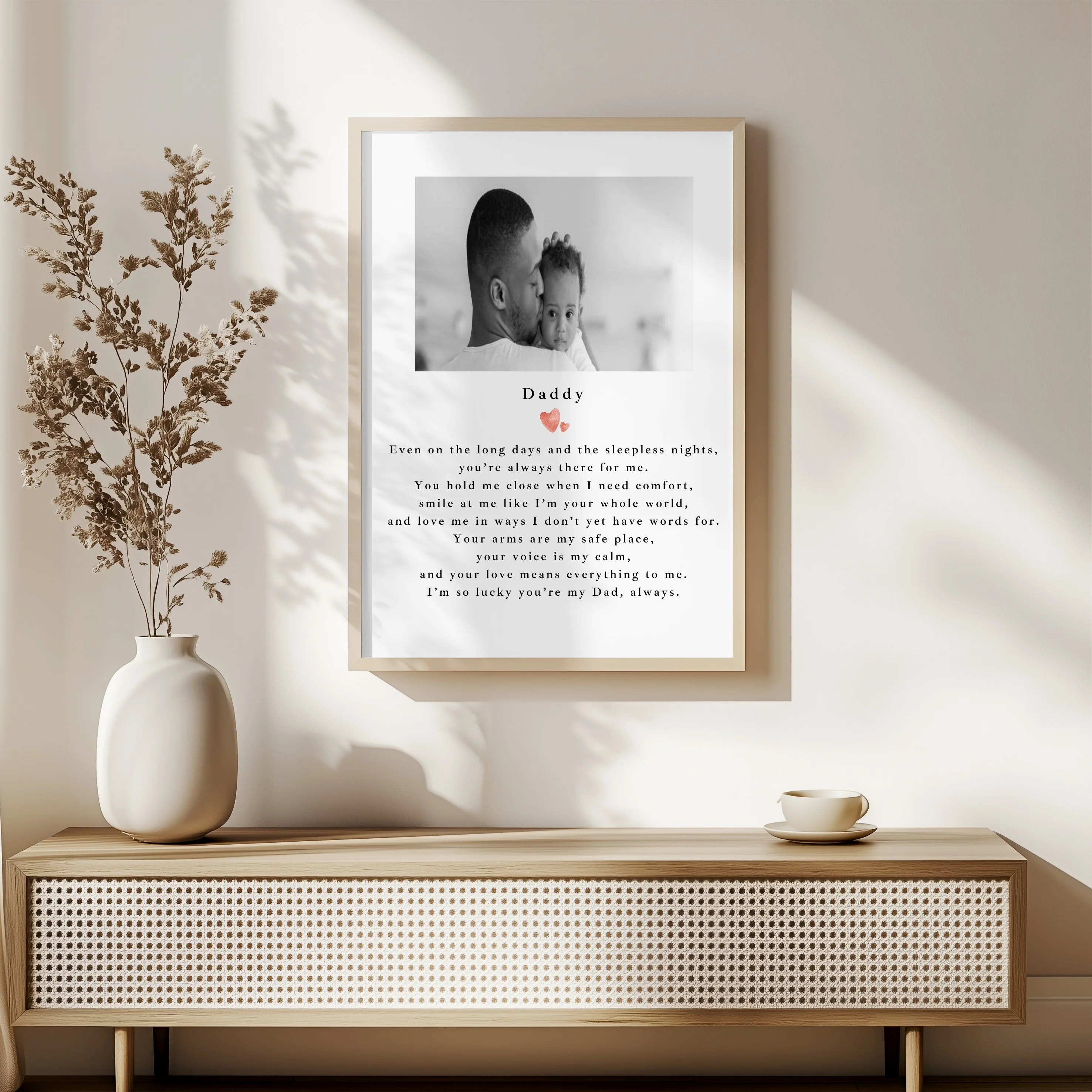 Personalised Photo Daddy Poem Poster - Image 5
