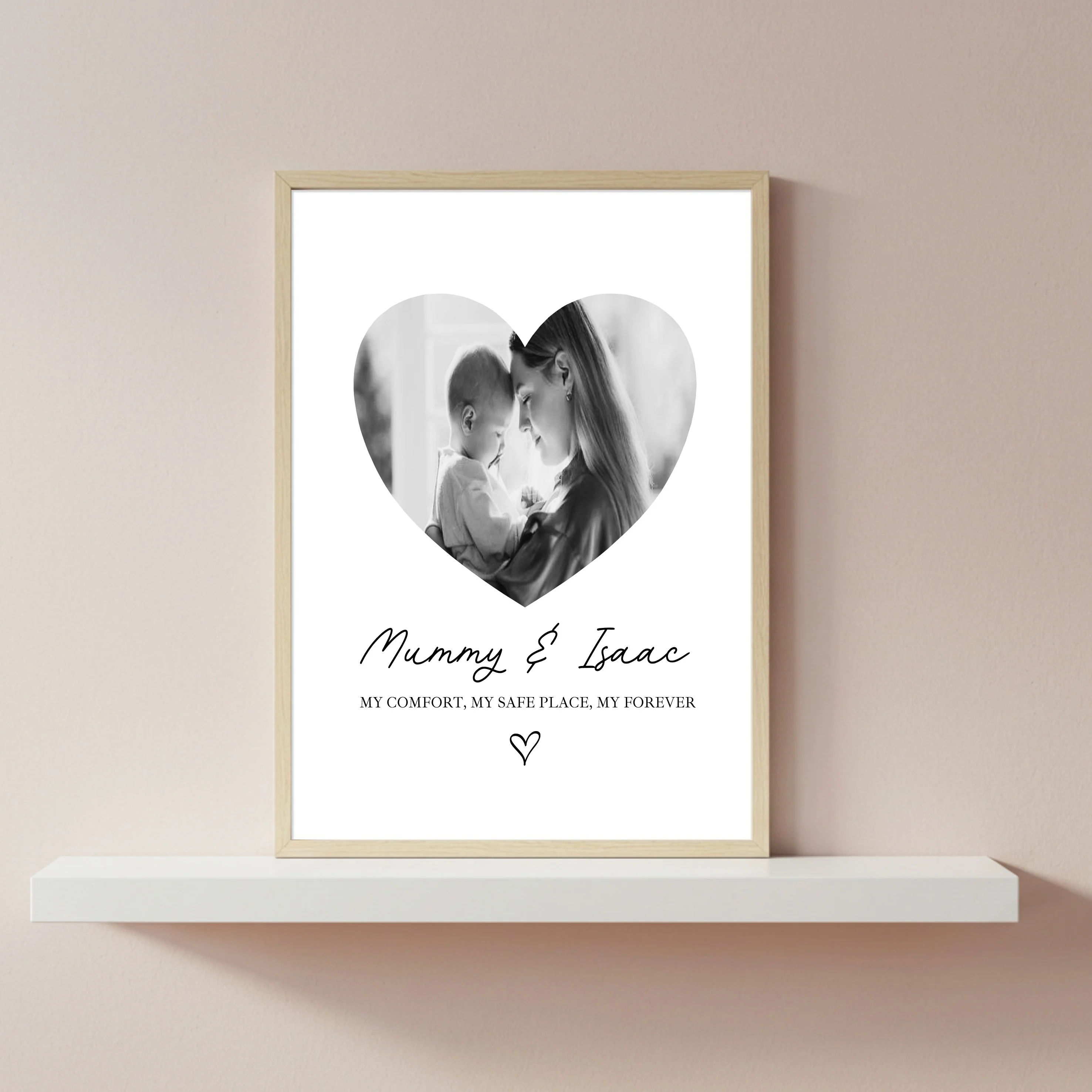 Personalised Photo Mummy & Me Poster - Image 2