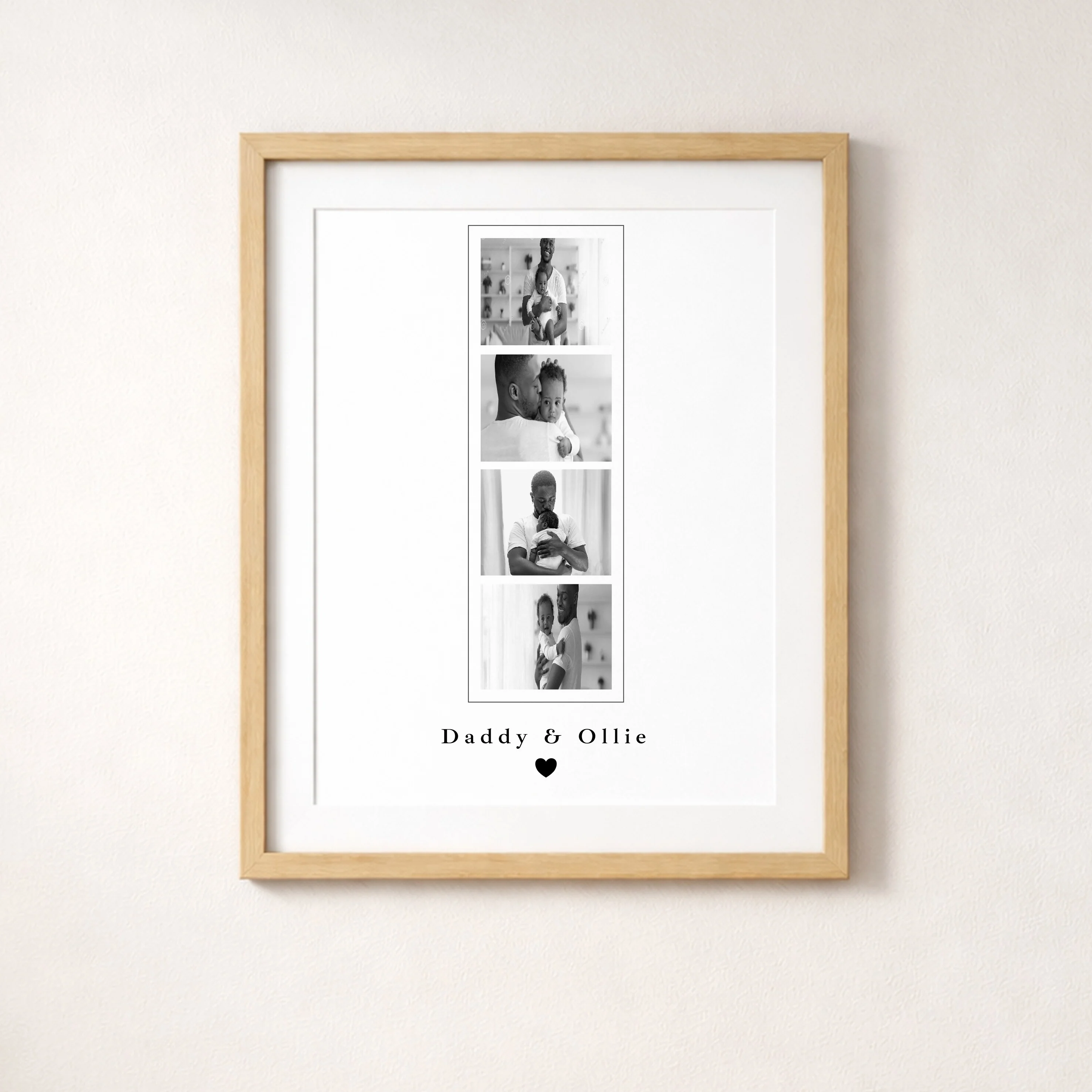 Personalised Photo Strip Father's Day Poster - Image 3