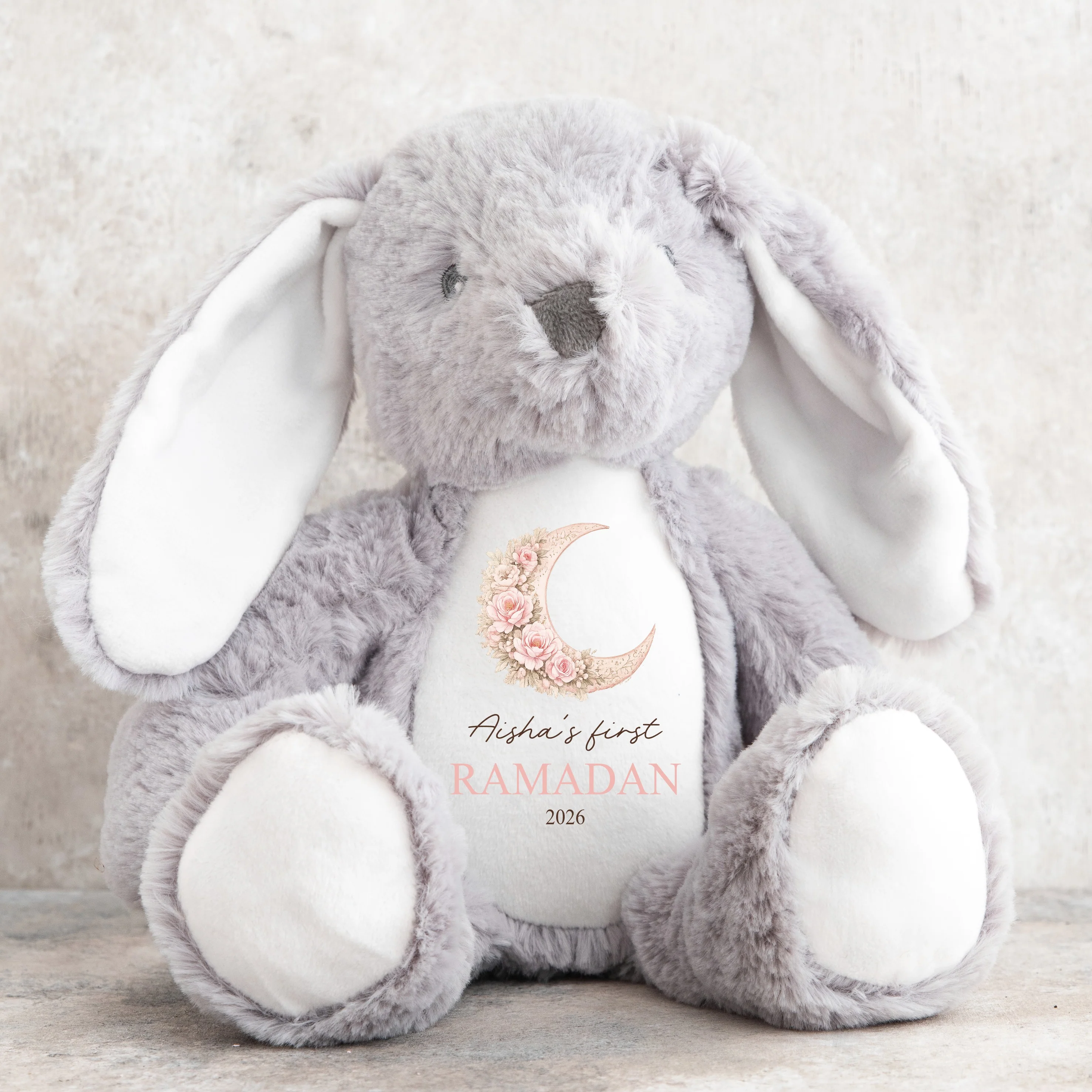 Personalised Pink Moon My First Eid Teddy - Image 2