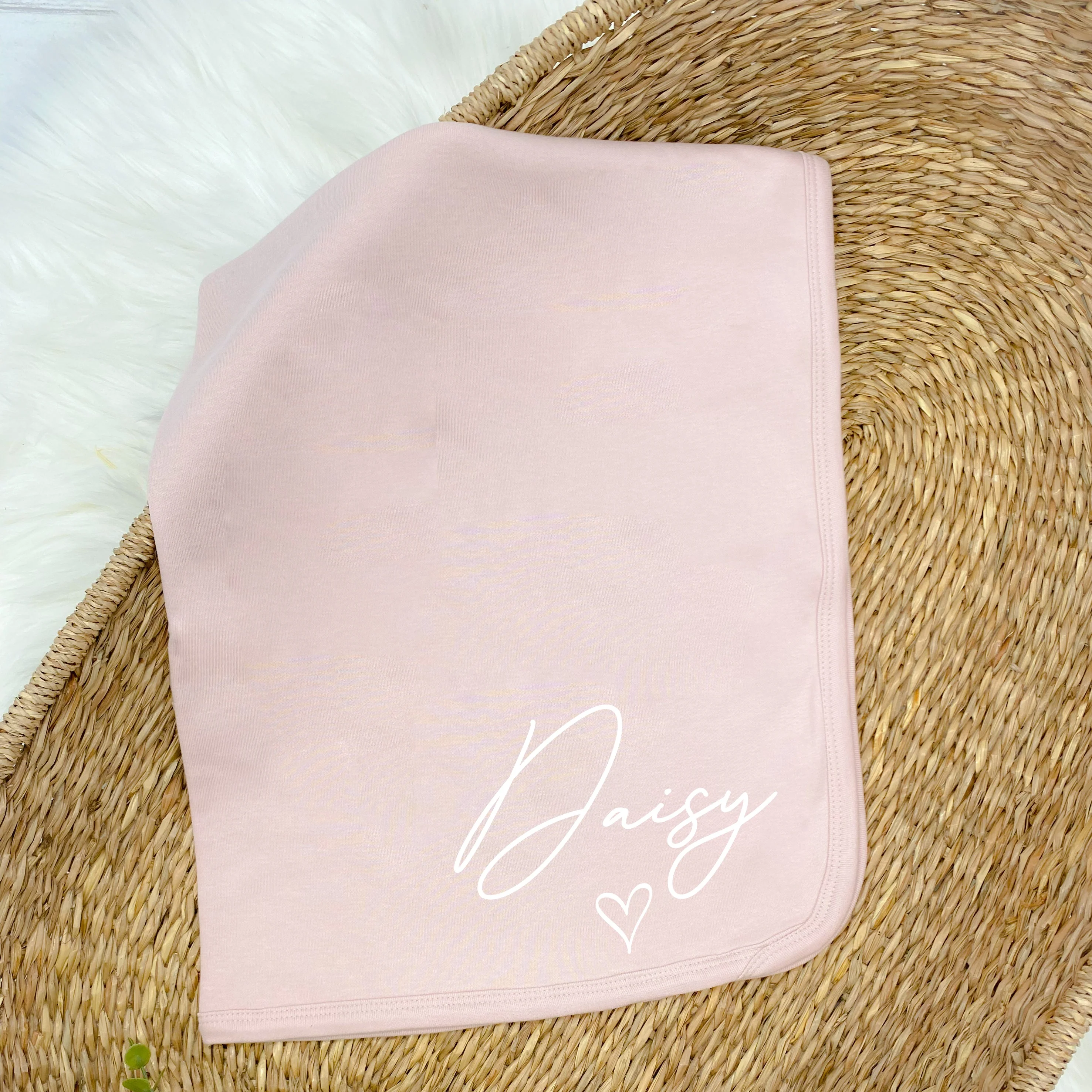 Personalised Pink Script Hello World Babygrow With Optional Matching Accessories - Image 2