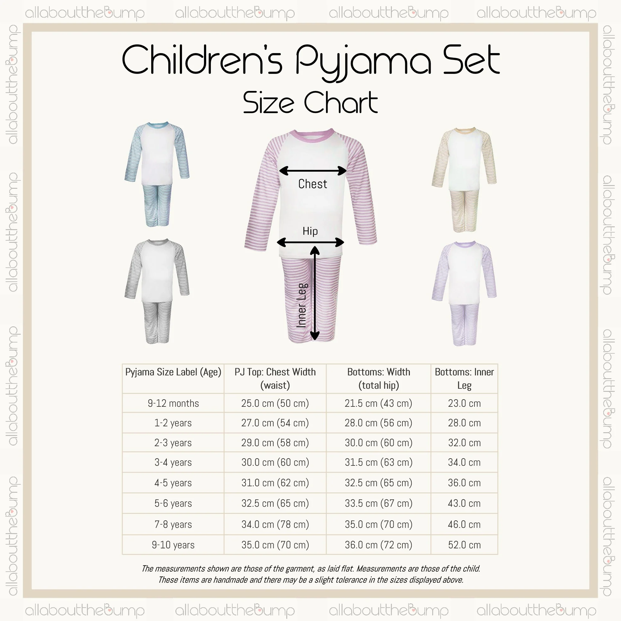Personalised Red Rainbow Pyjamas - Image 3