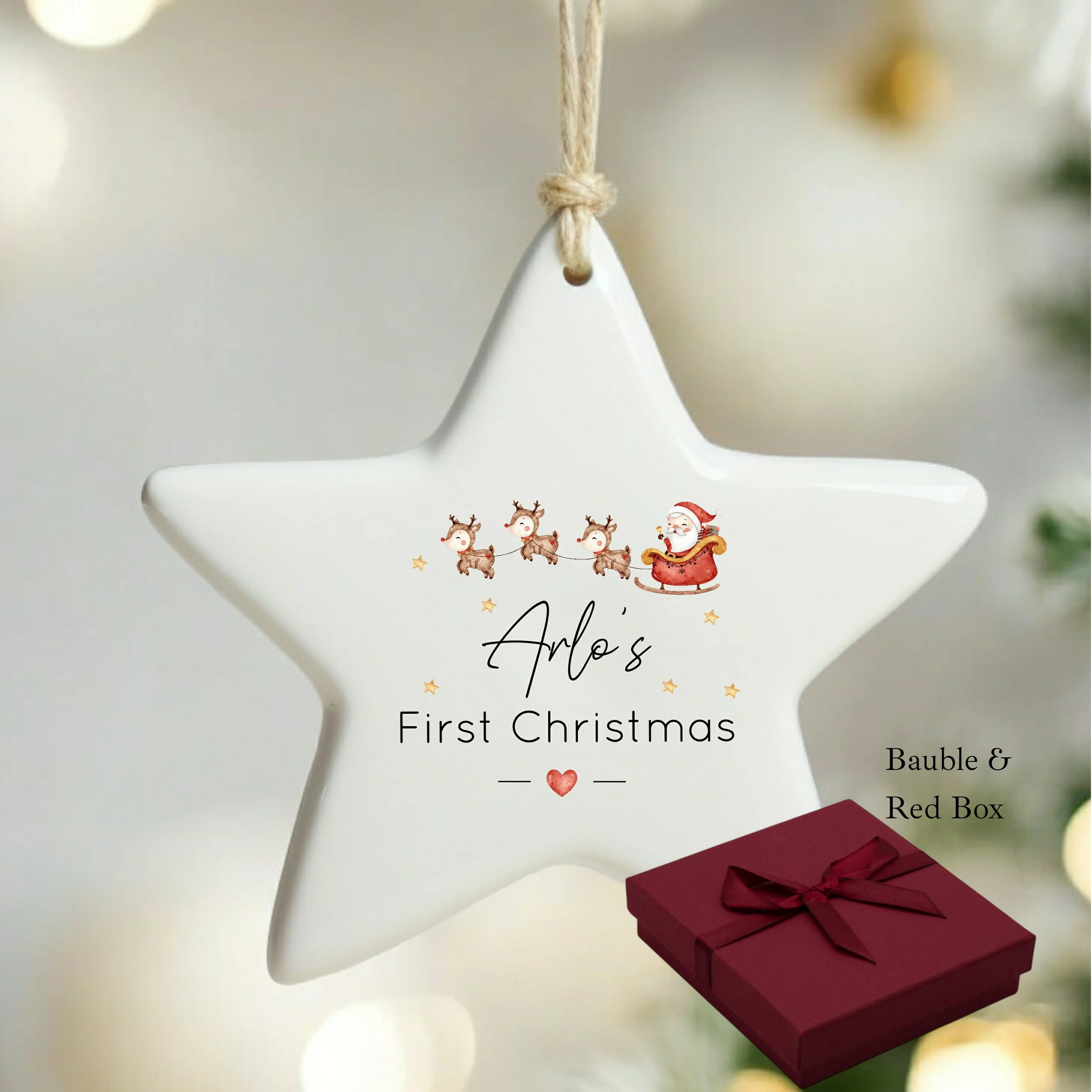 Personalised Santa & Co Christmas Bauble - Image 6