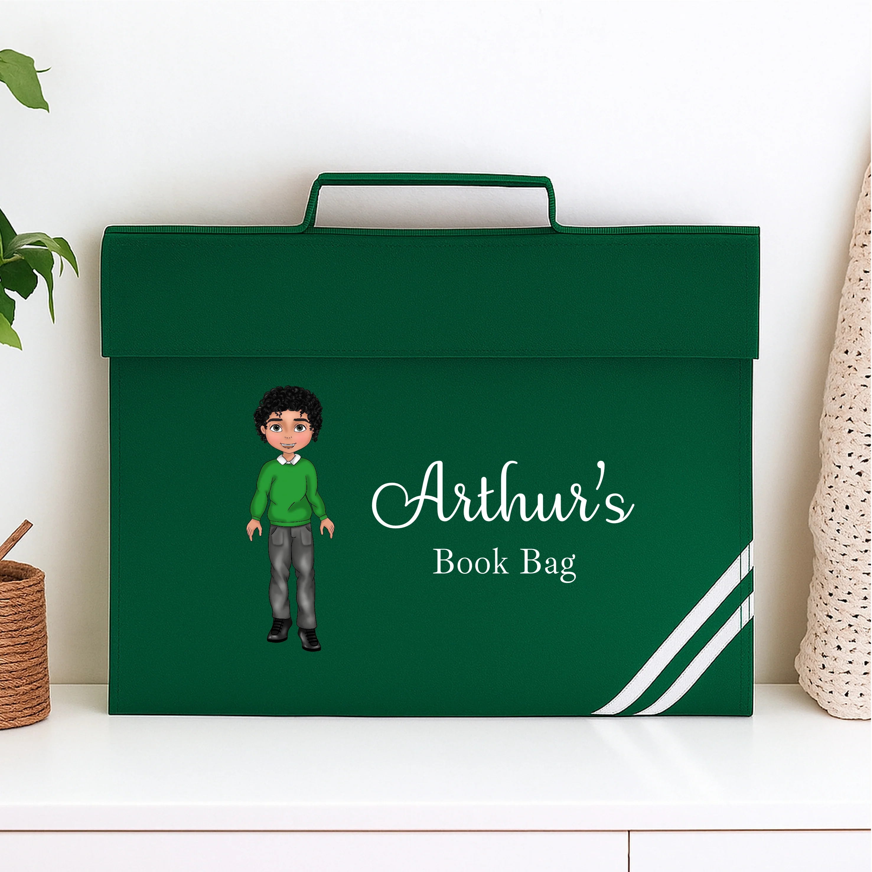 Personalised School Boy Bookbag - Image 2