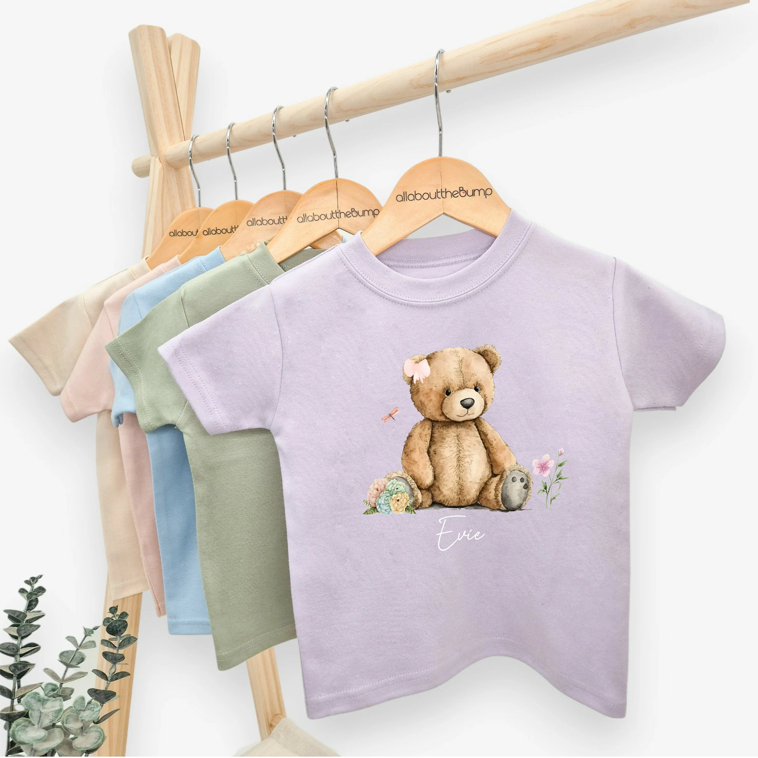 Personalised Teddy Children's T-shirt - Image 3