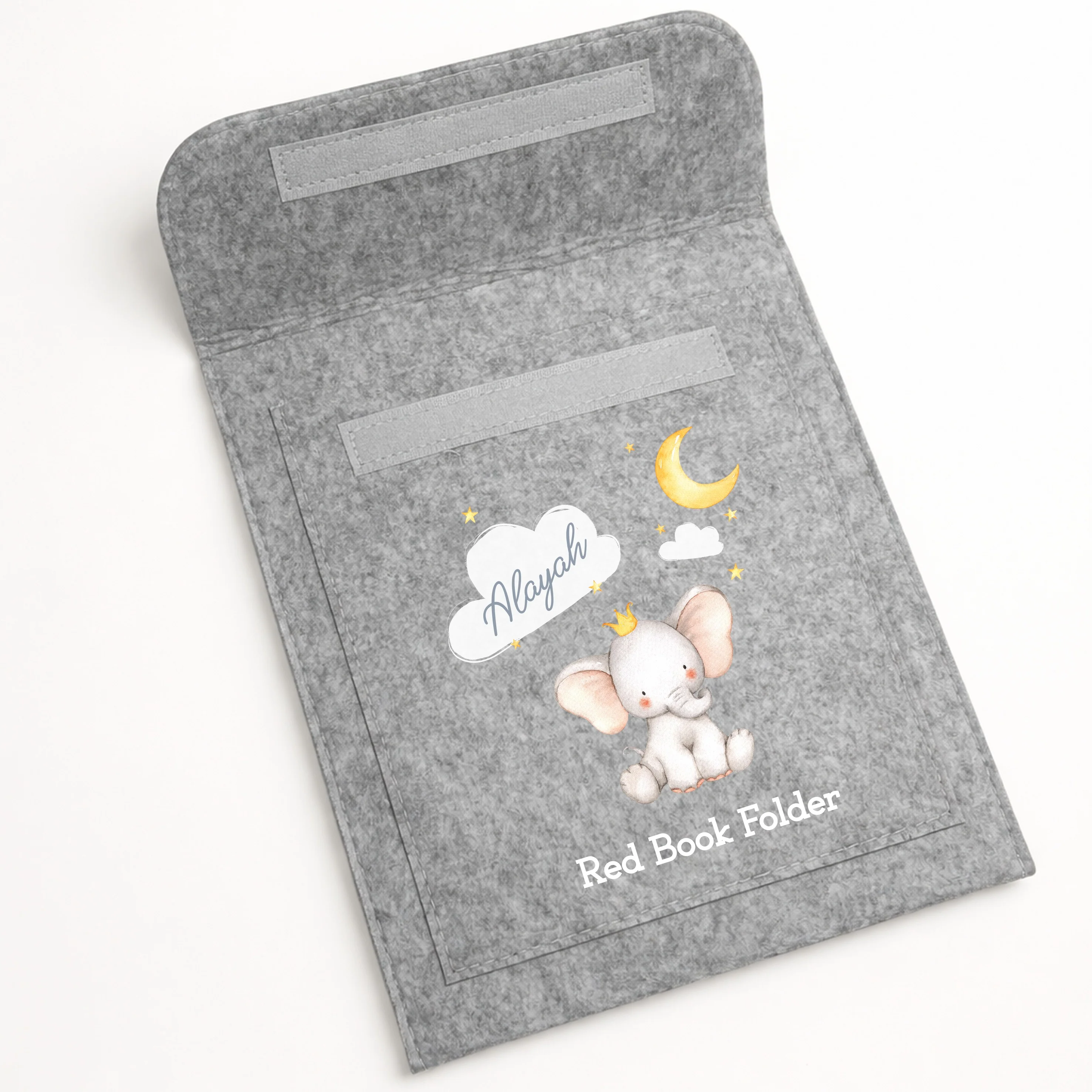 Personalised White Elephant Red Book Cover - Image 3