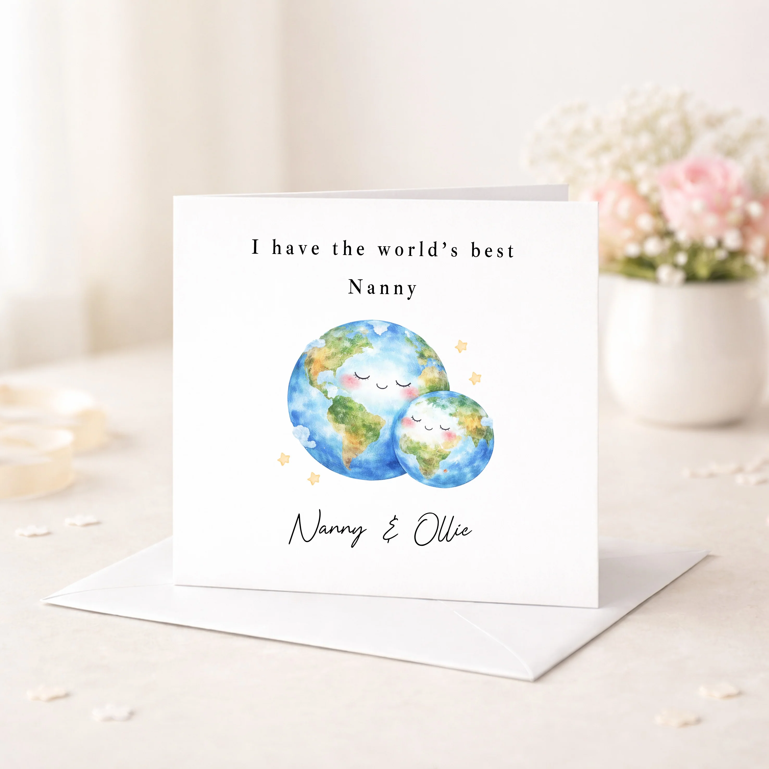 Personalised World's Best Nanny Card - Image 2