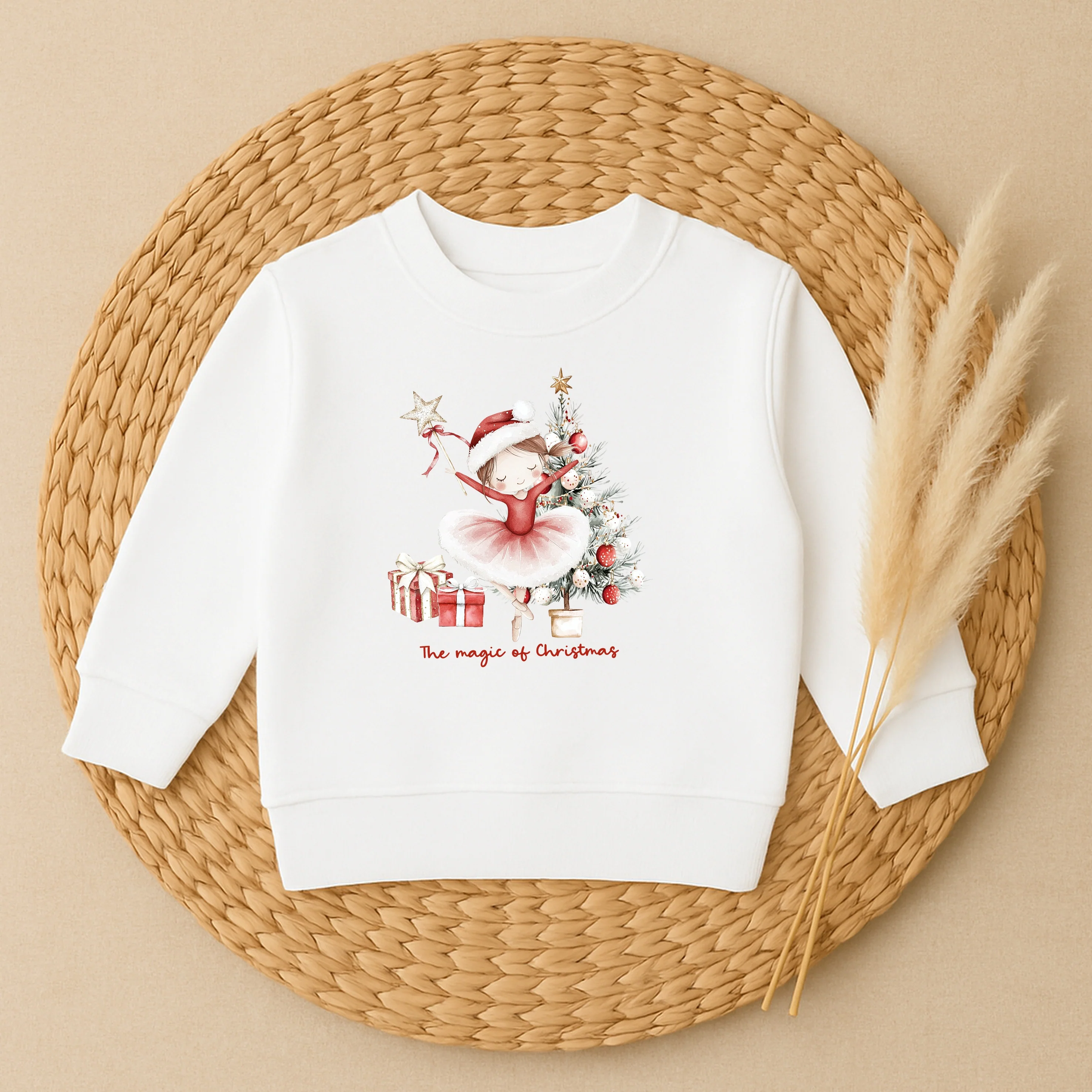 Red Girl Nutcracker Christmas Jumper - Image 3