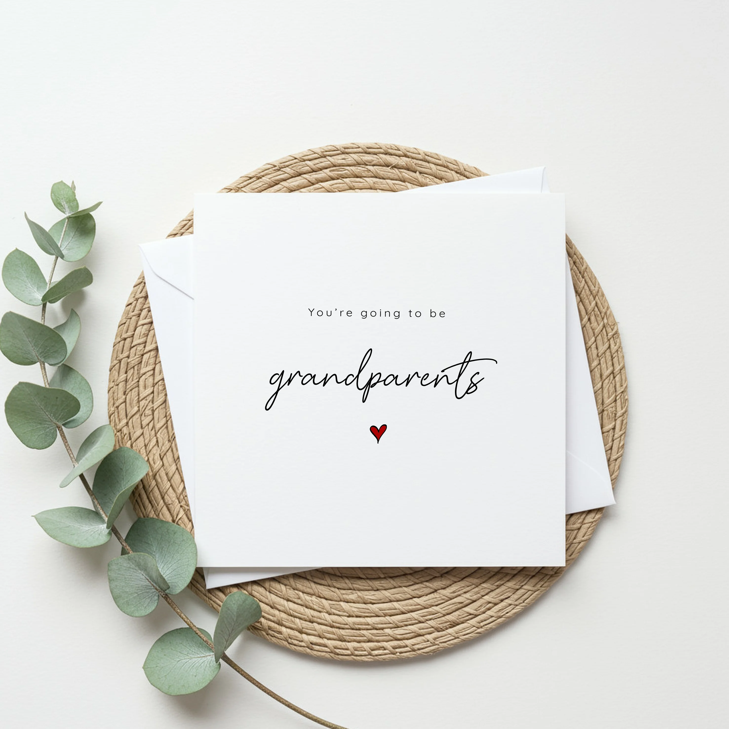 You're Going to be Grandparents Baby Announcement Card - Image 2